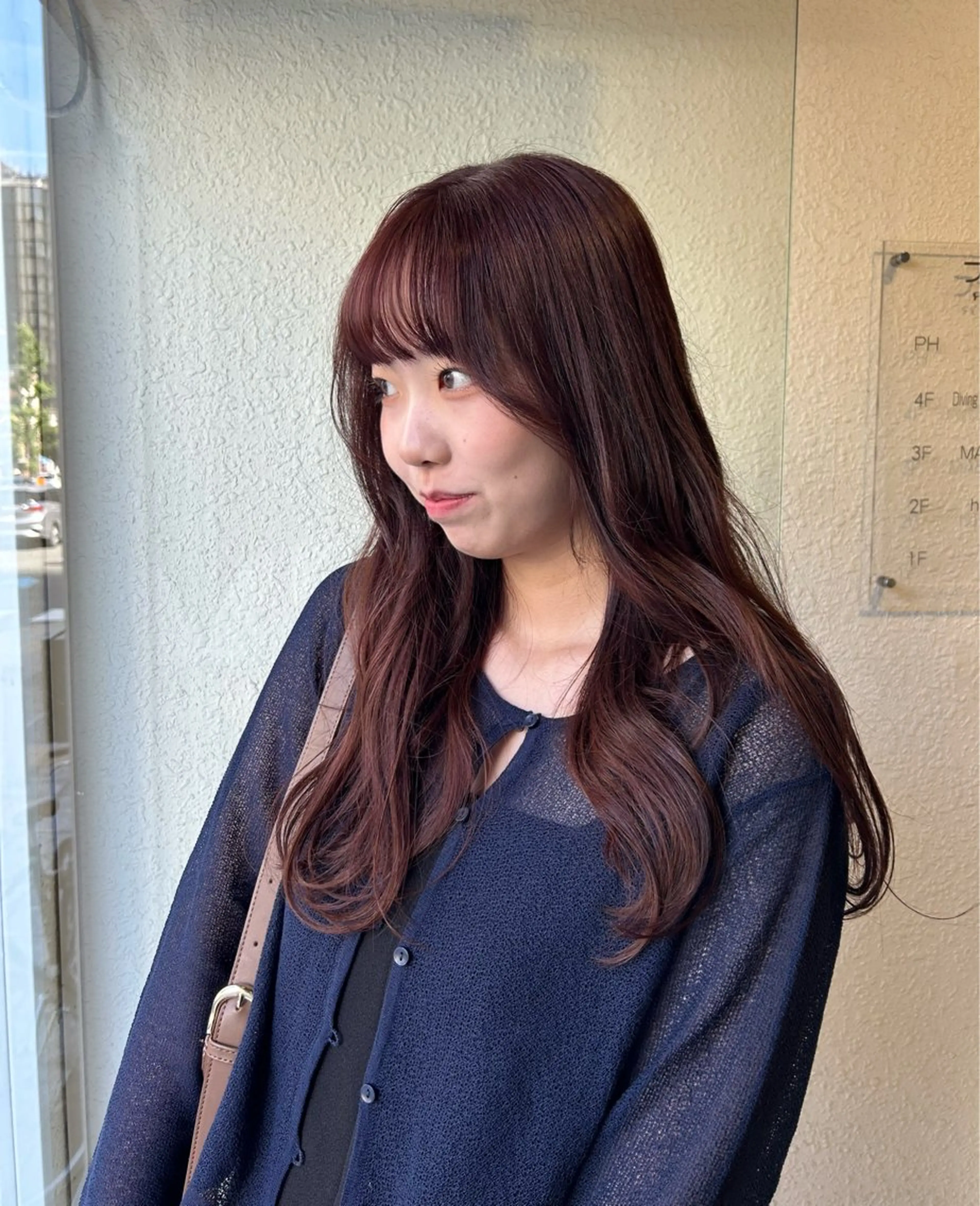 ロング カラー 薄暮 マツイ　レンのヘアスタイル