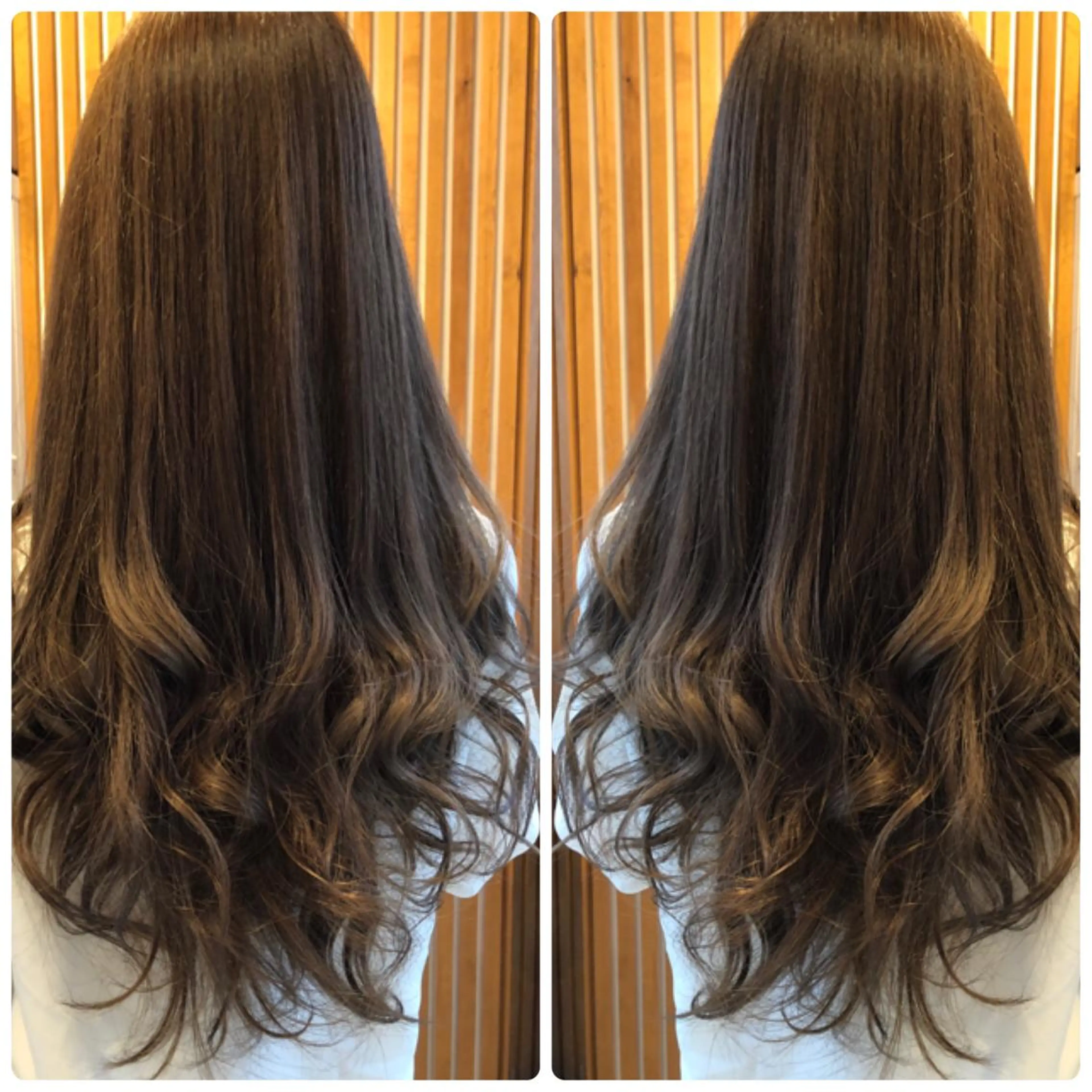 ロング カラー グレージュ ハイライトカラー ハイライト ヘアカラー トリートメント 小山内 龍一郎 店長のヘアスタイル