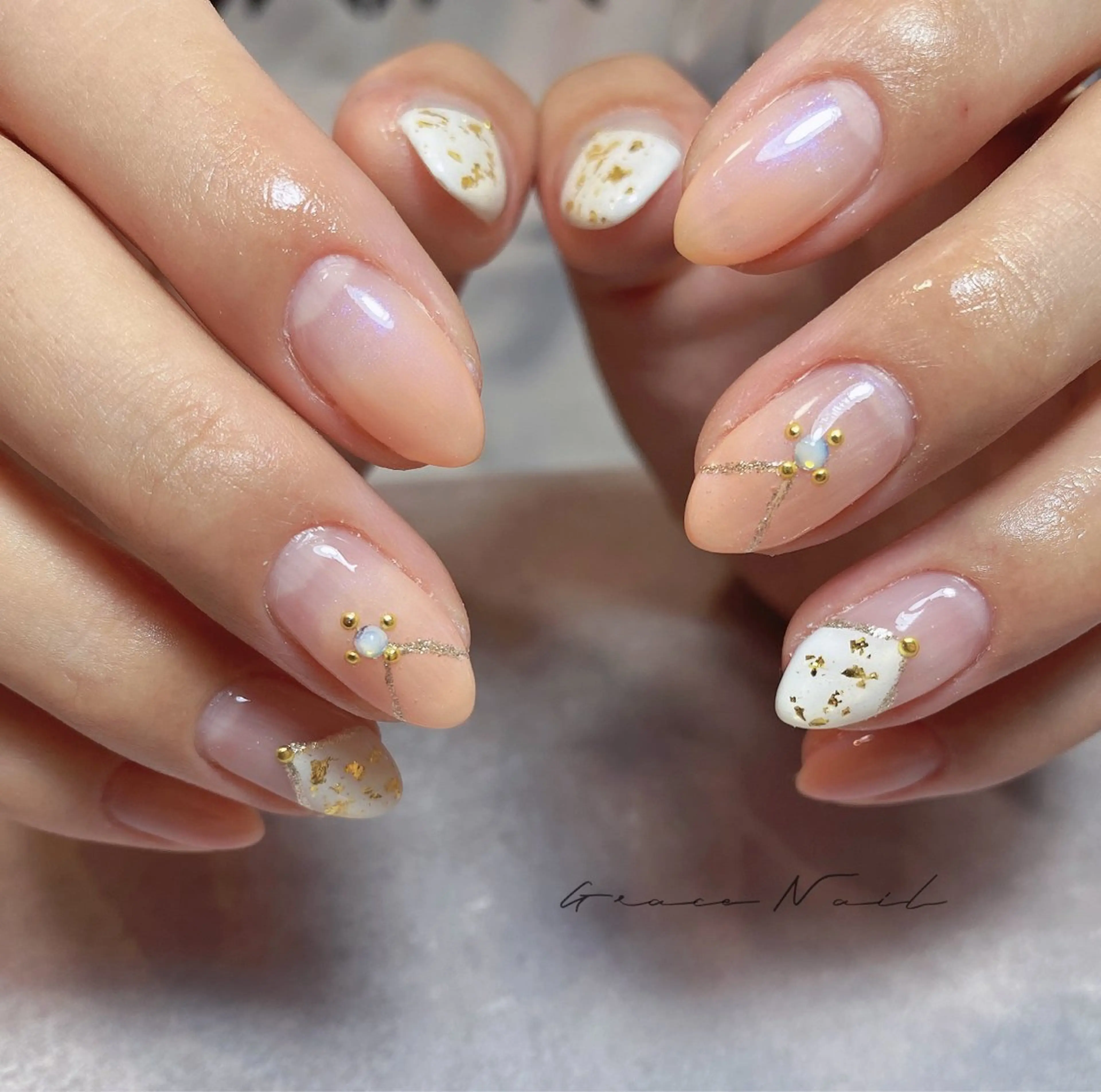 ネイル ハンドネイル ☆*｡Grace Nail｡*☆のネイルデザイン