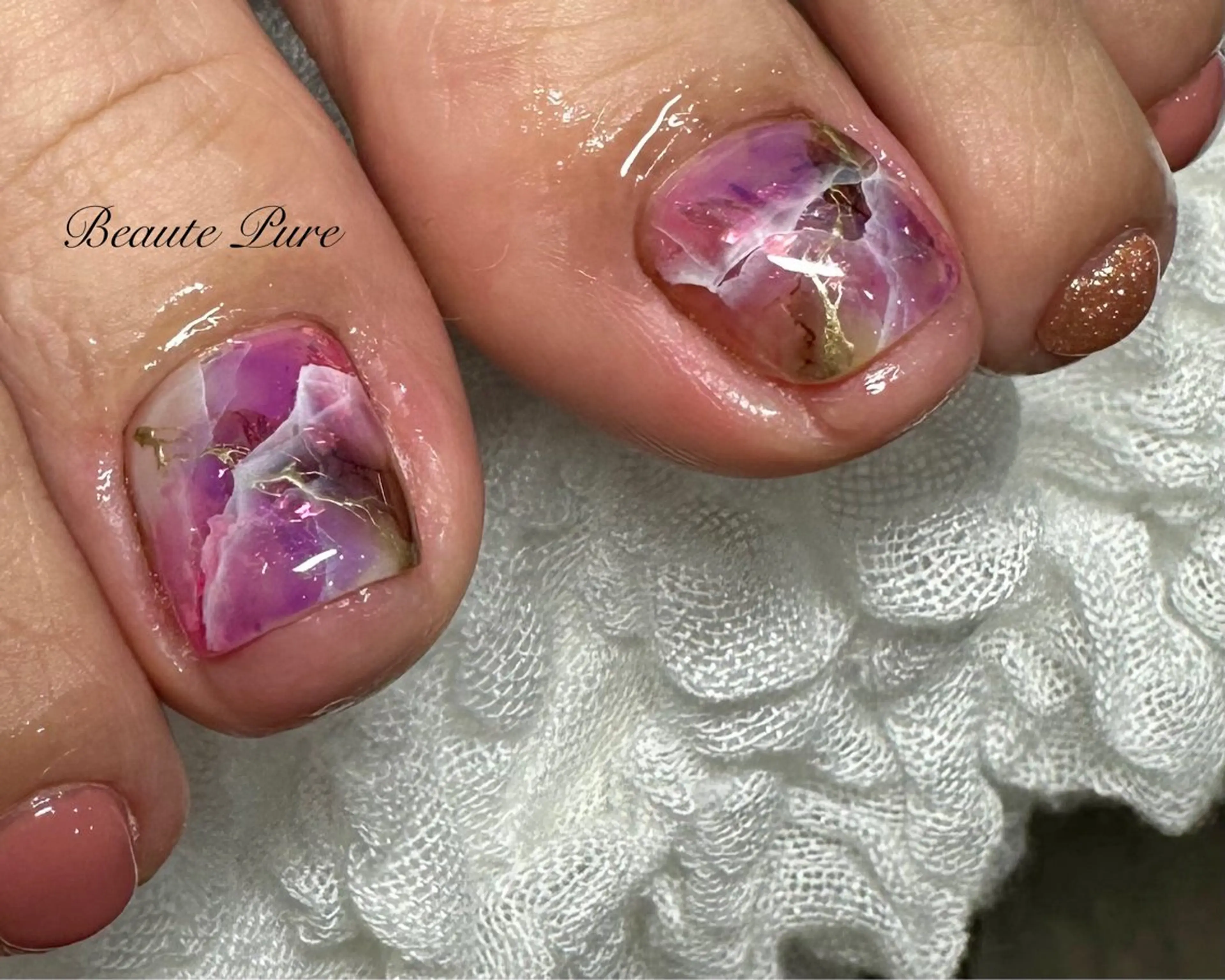 《フットネイル》2アートシンプルメニューの写真