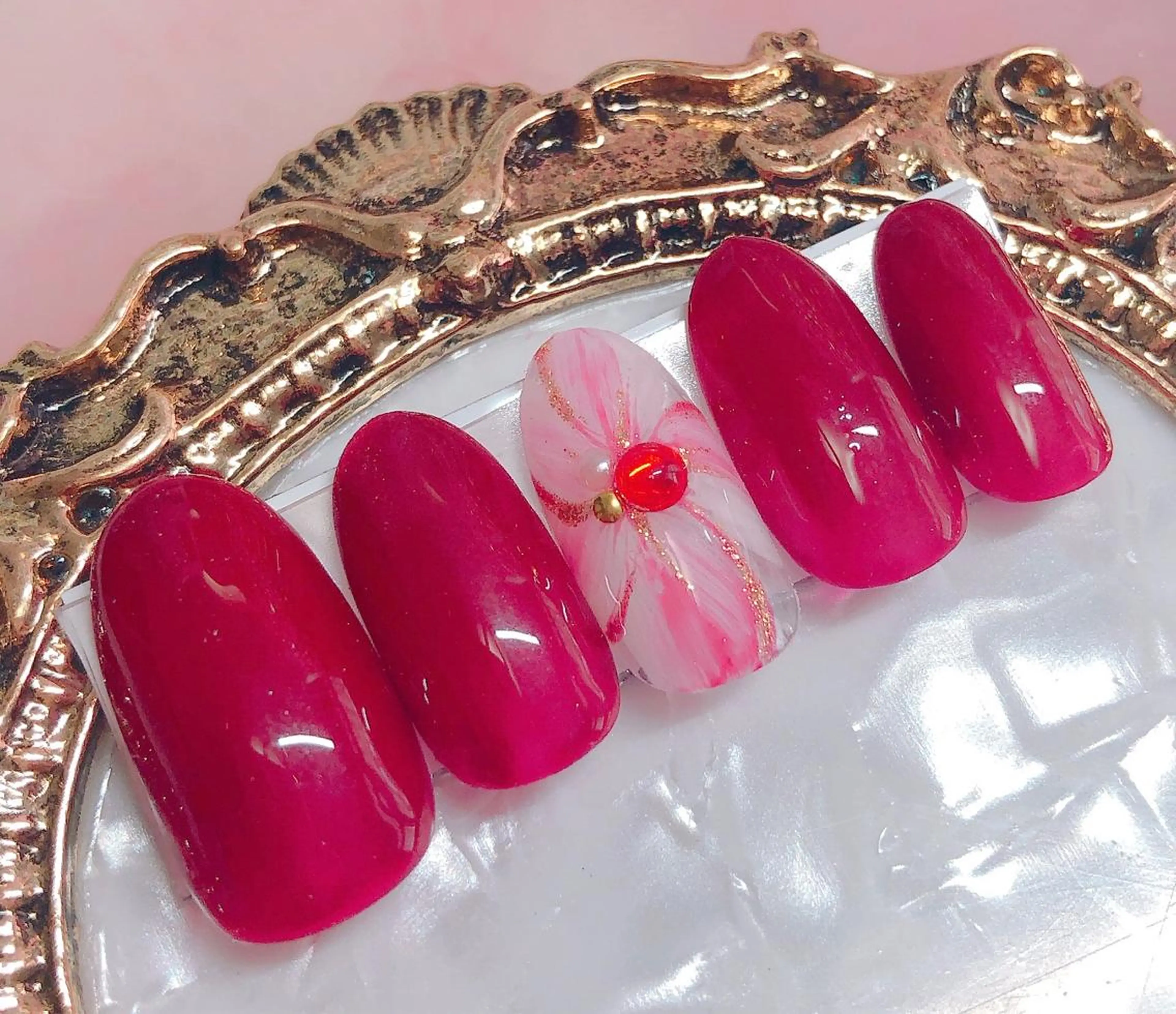 ネイル ハンドネイル CROWN プライベートサロンのネイルデザイン