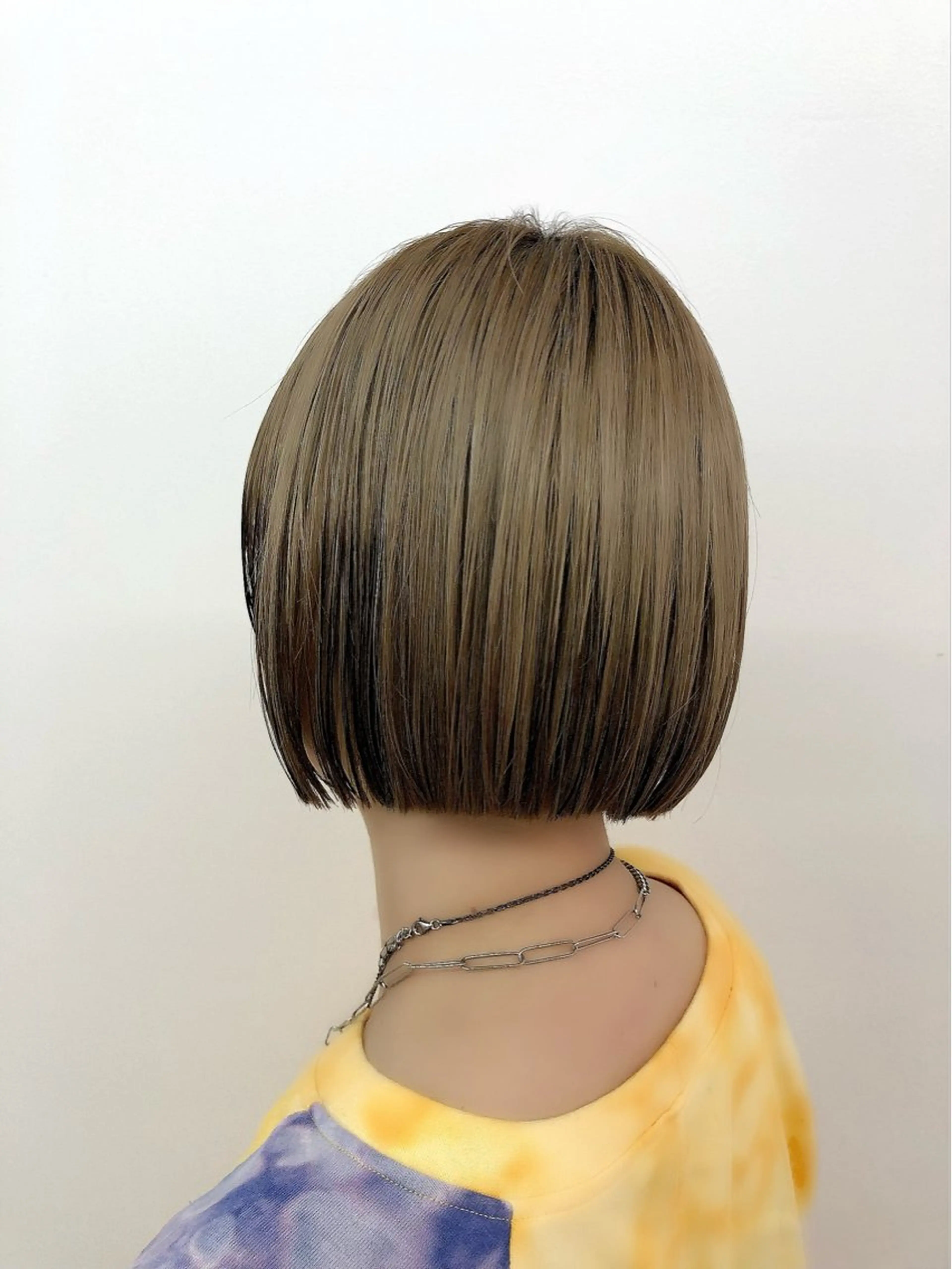 ショート ボブ カット ヘアカラー トリートメント 髪質改善/艶カラー /レイヤーカット💛のヘアスタイル