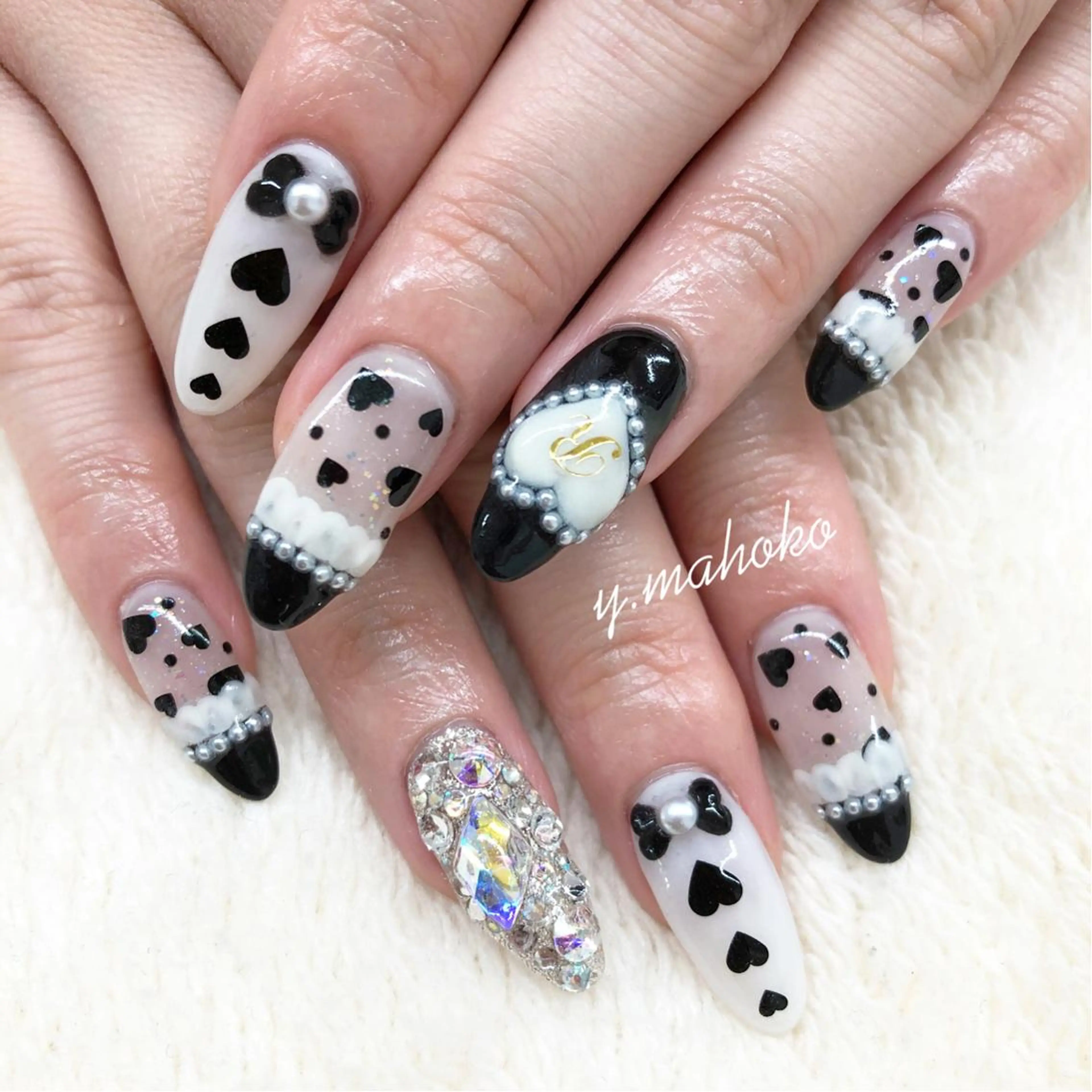 ネイル ハンドネイル She nail studio 原宿所属・パラジェル有/ スカルプ/mahoのネイルデザイン