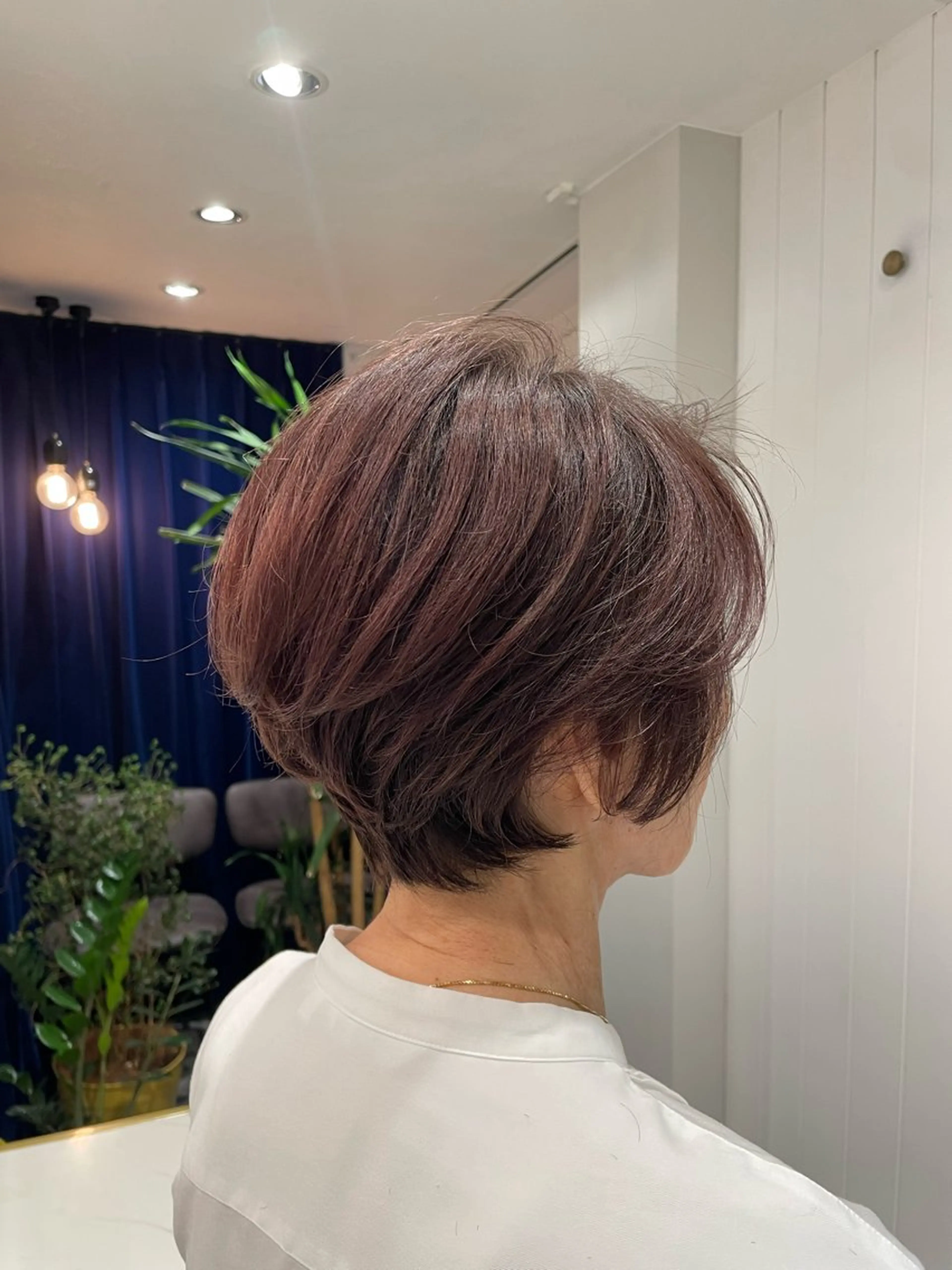 ショート ショートボブ 丸みショート ボブ ショートヘア 小顔カット レイヤー♡ 石川優奈のヘアスタイル