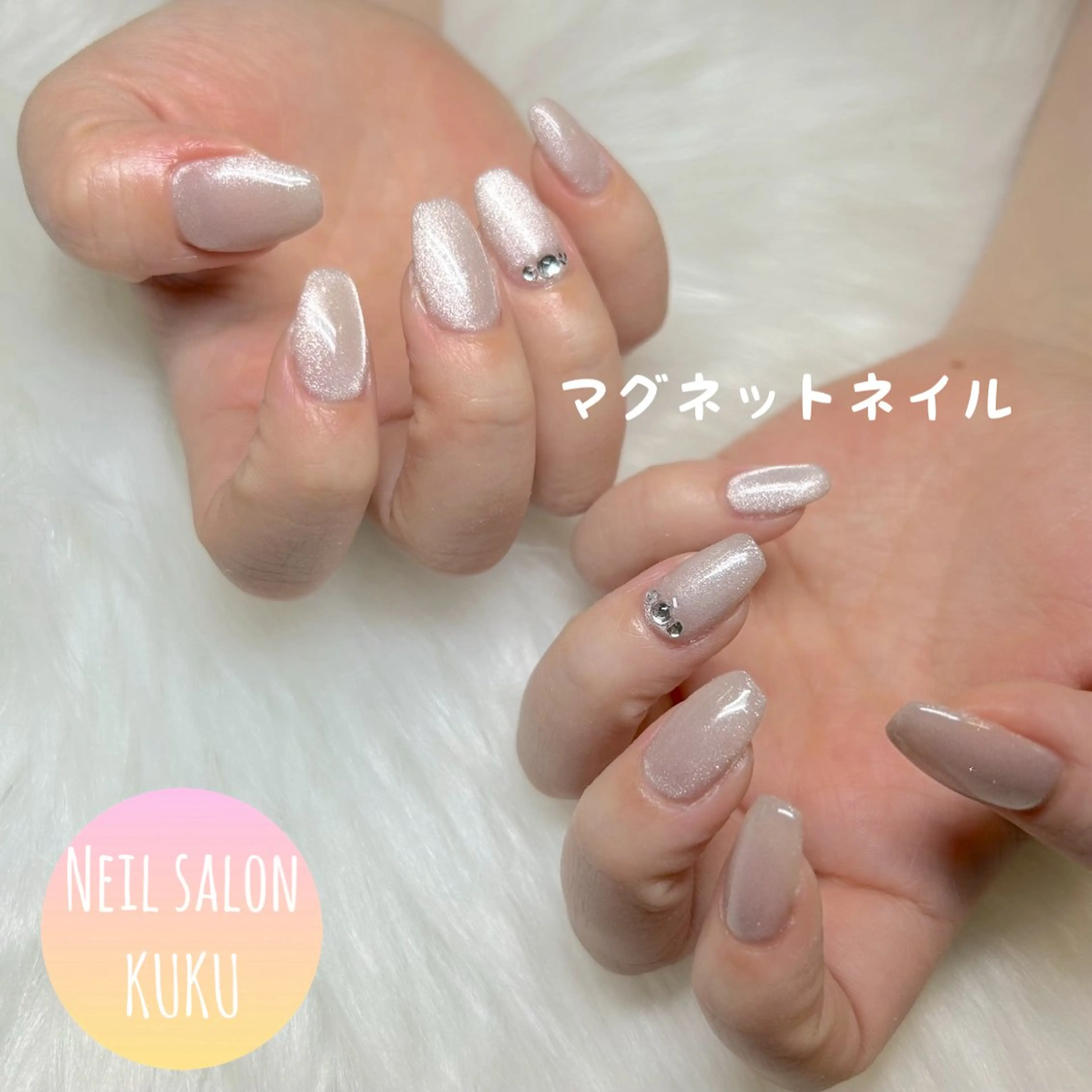 ネイル マグネットネイル ハンドネイル nailsalon ＫＵＫＵのネイルデザイン