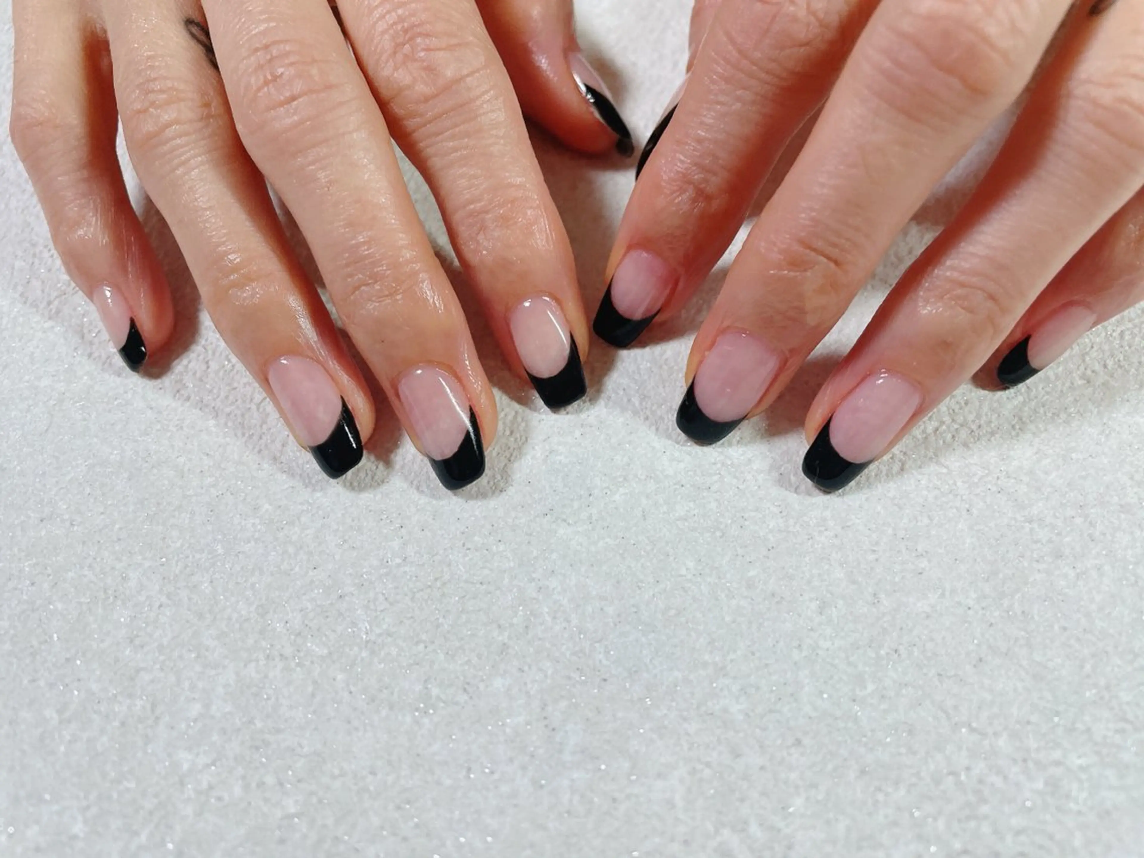 ネイル オーロラネイル フットネイル フレンチネイル ジェルネイル 韓国ネイル kikinail 溝の口のネイルデザイン