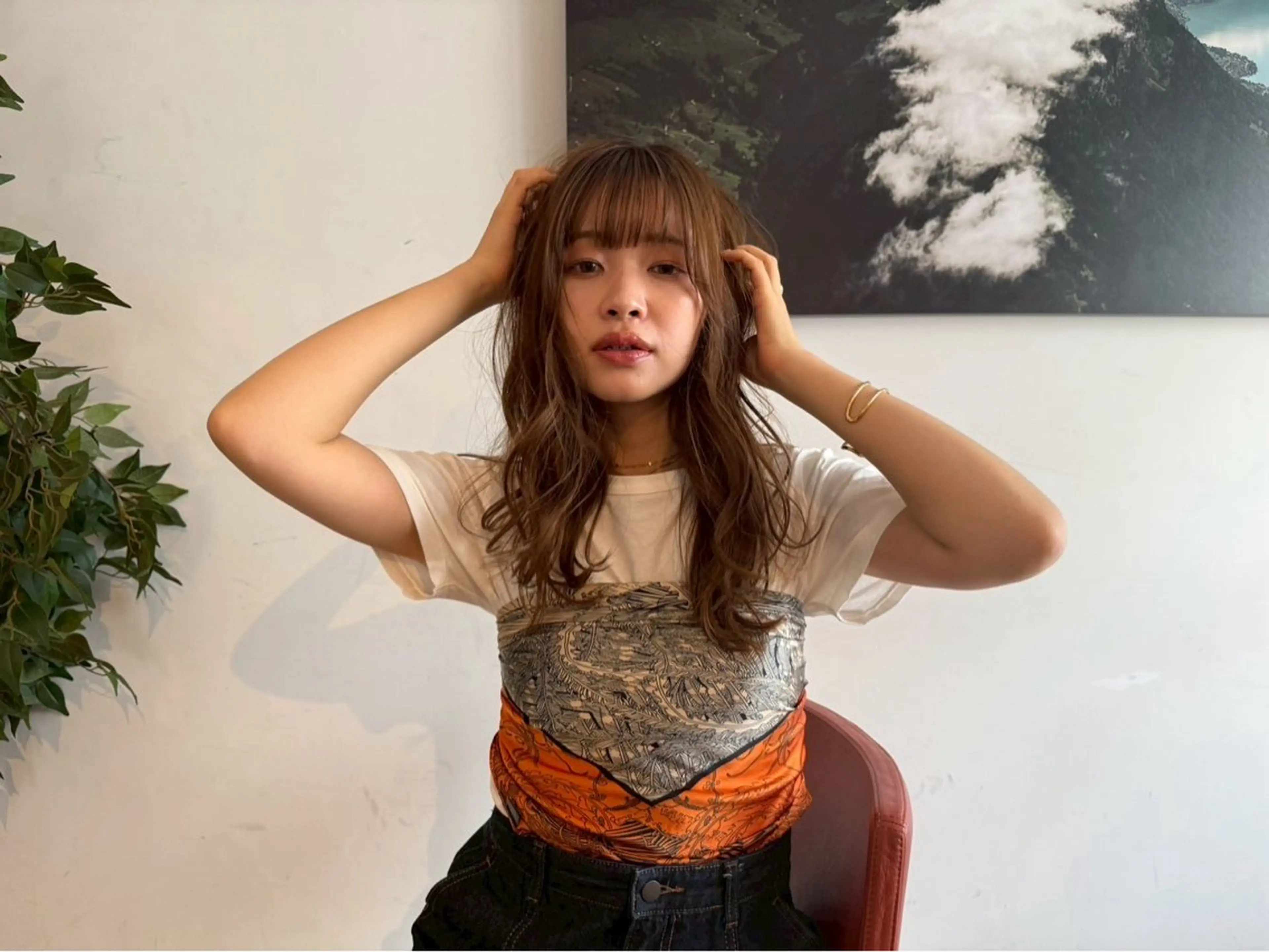 ロング 似合わせカラー/ えみな🍊✨️のヘアスタイル