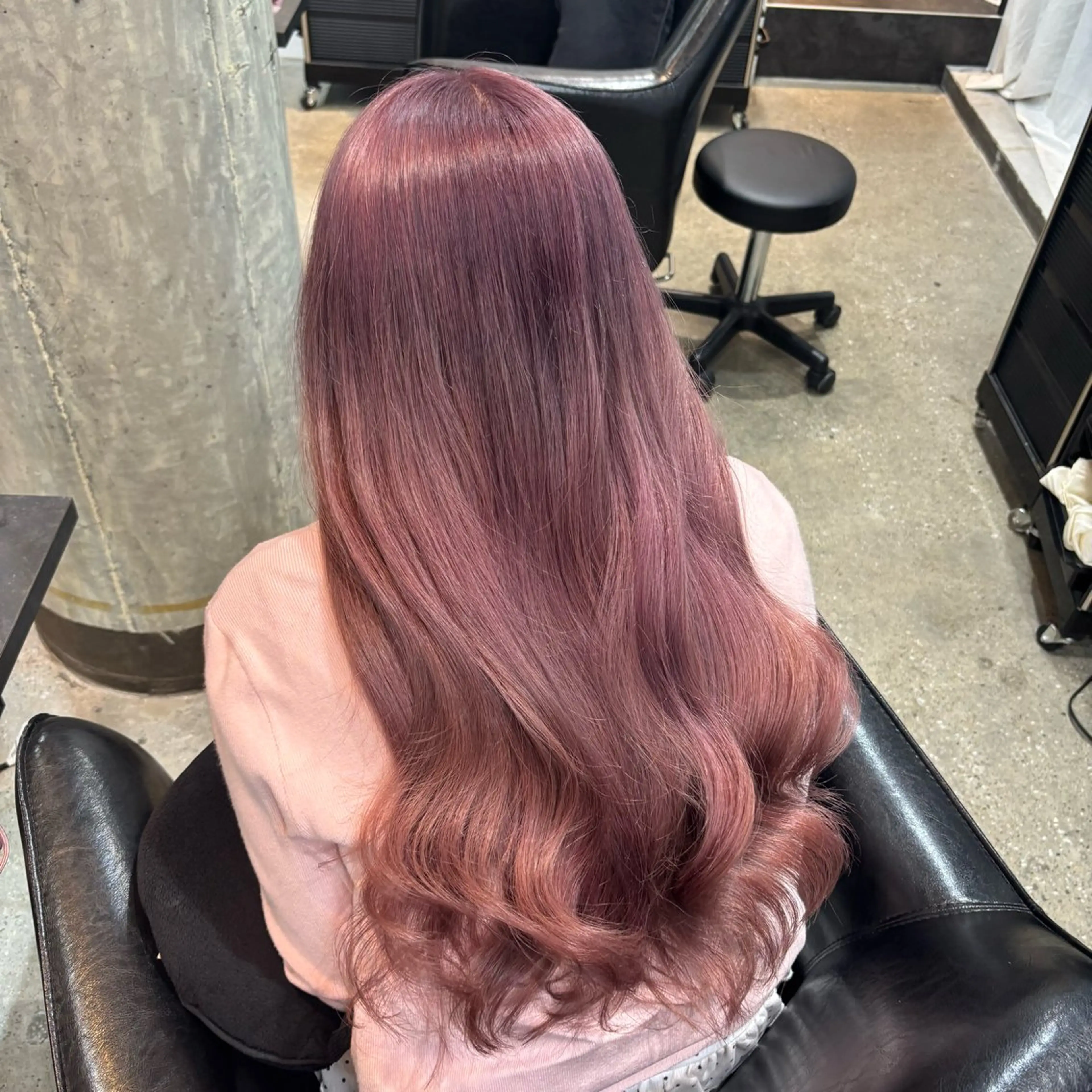 ロング ヘアカラー 艶髪カラー・縮毛矯正 ・レイヤーAsunaのヘアスタイル