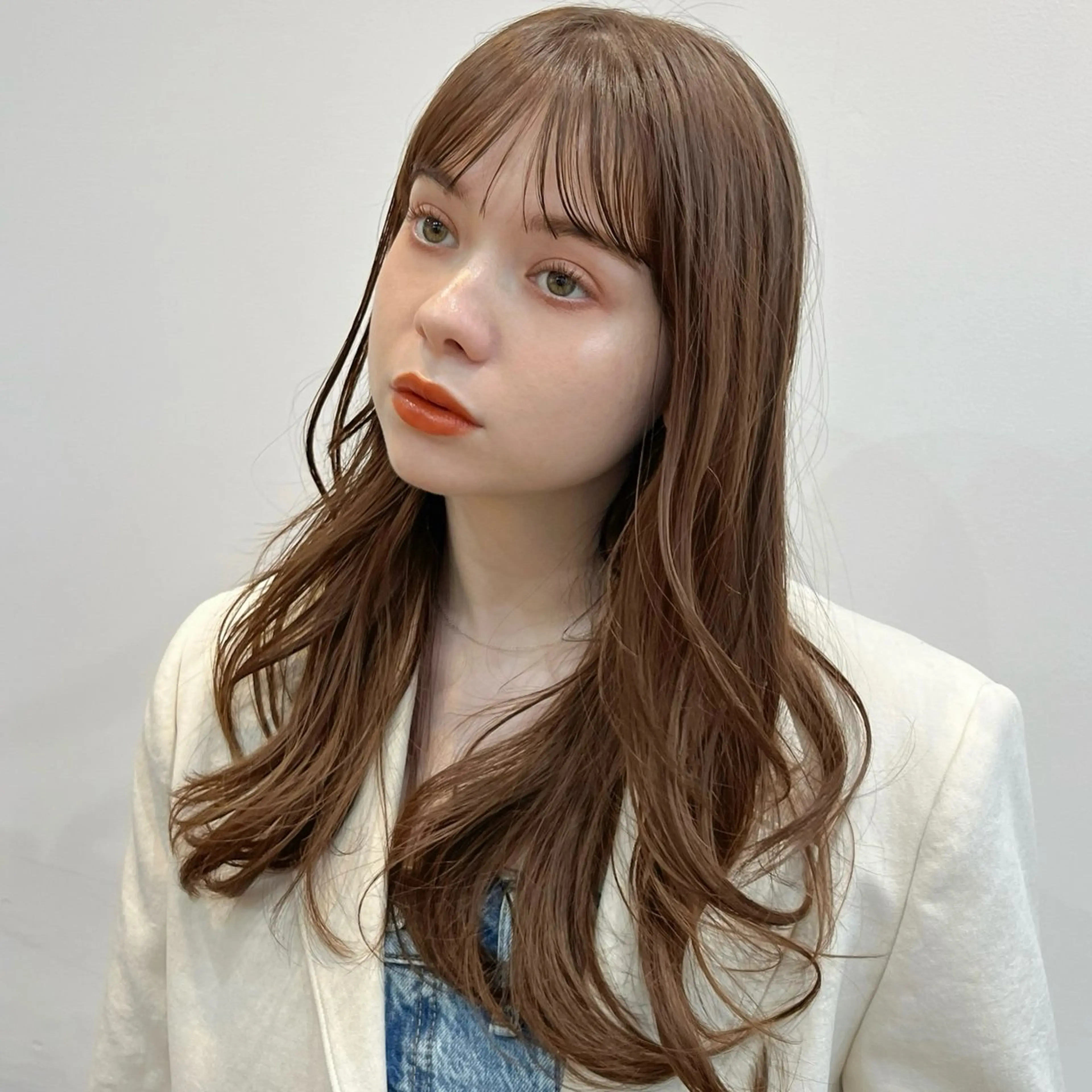 セミロング 🫧レイヤー/暖色 /ベージュMAI🫧のヘアスタイル