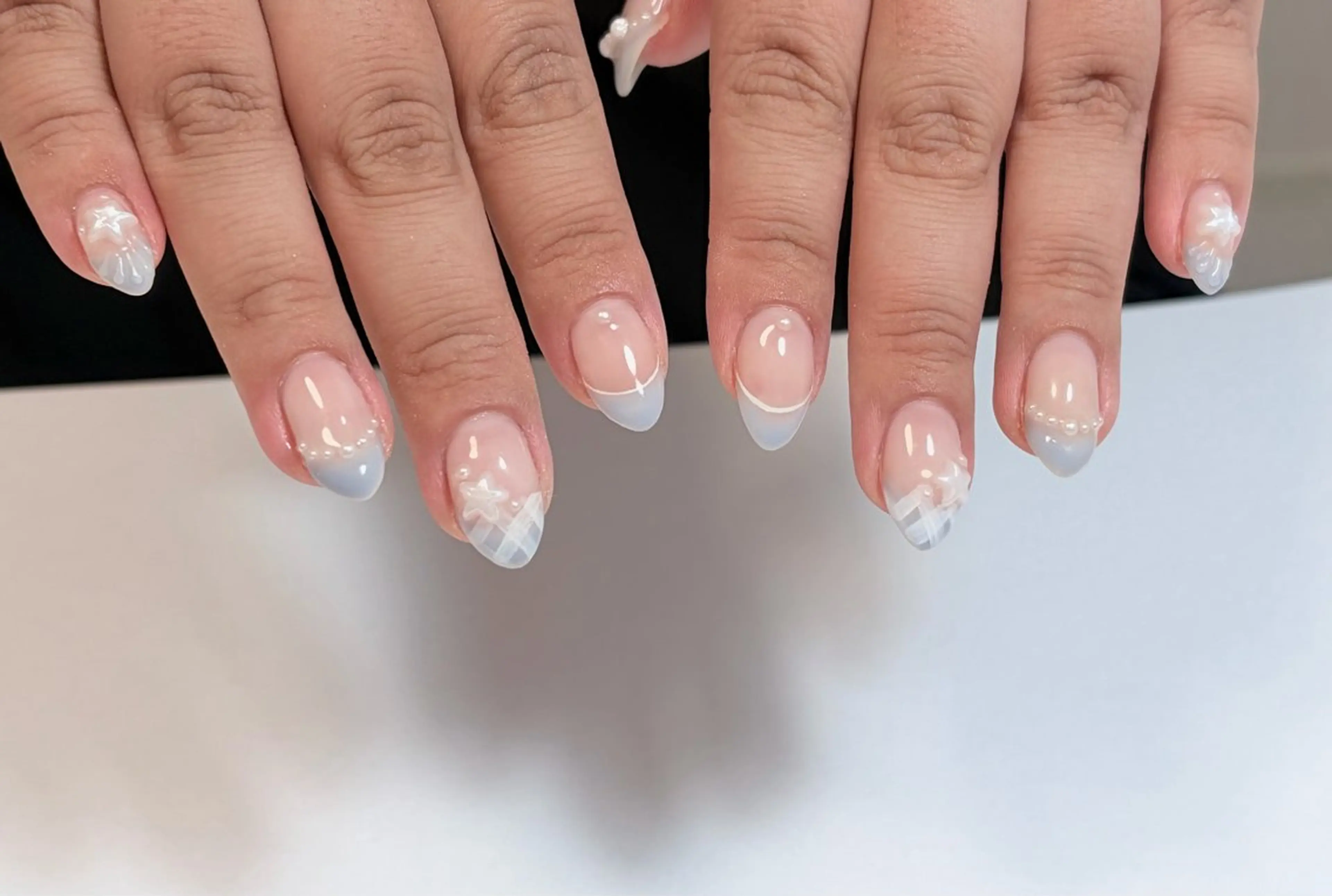 ネイル フレンチネイル ハンドネイル nayu nailのネイルデザイン