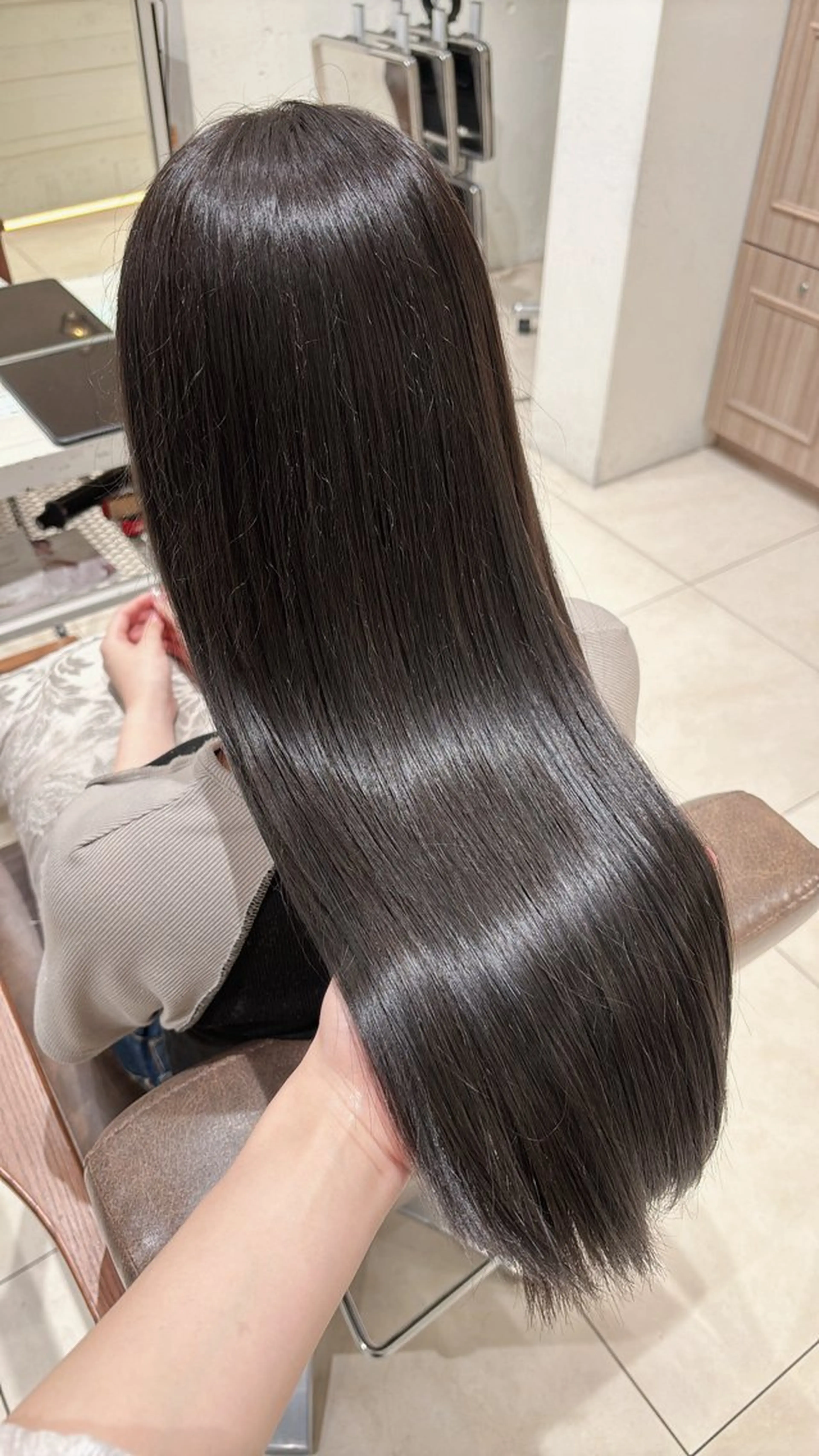 カラー 髪質改善 透明感♡艶髪カラー/ Kazuha🎀のヘアスタイル