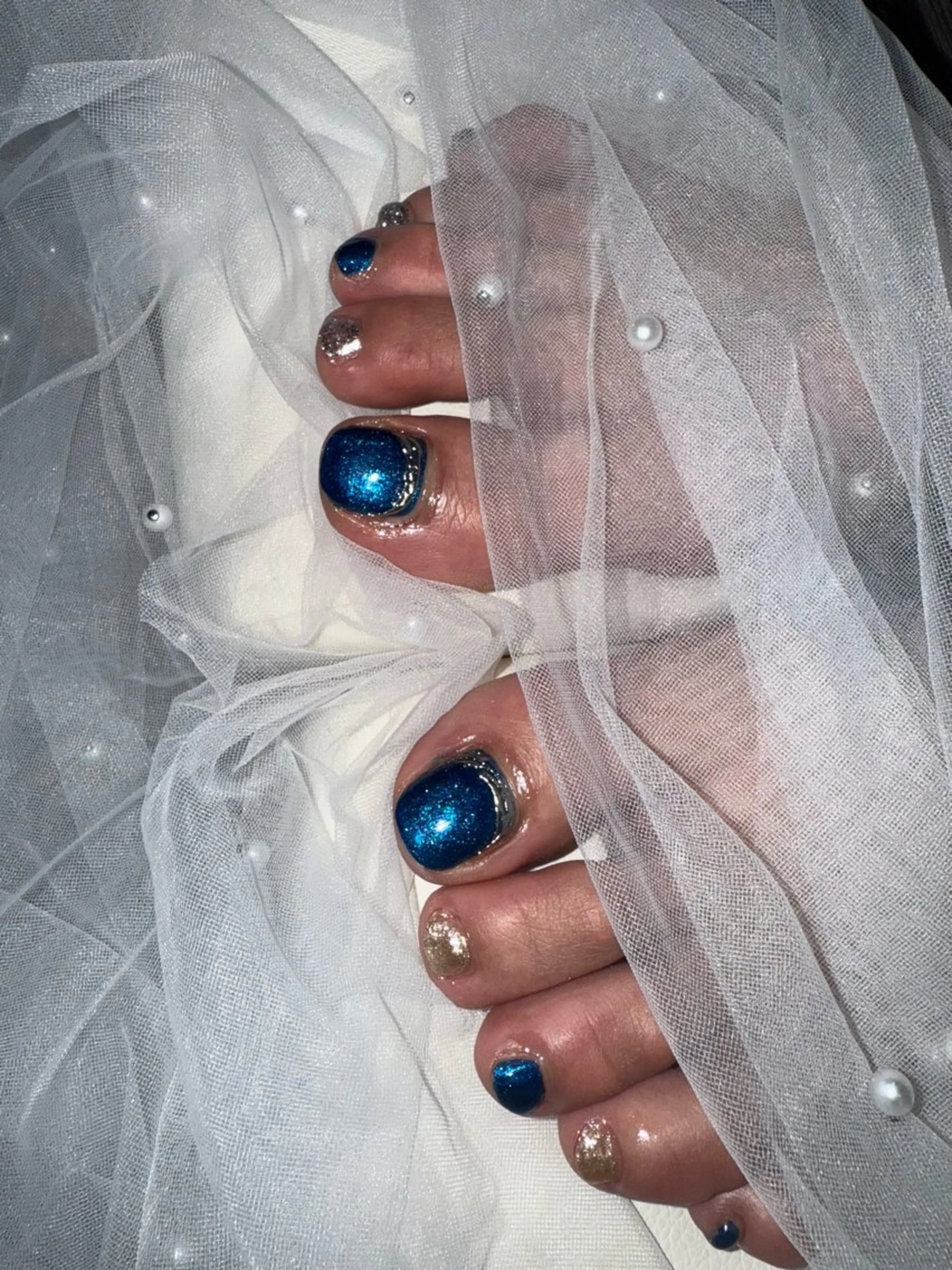 ネイル 持ち込み フットネイル Raviliss ♡のネイルデザイン