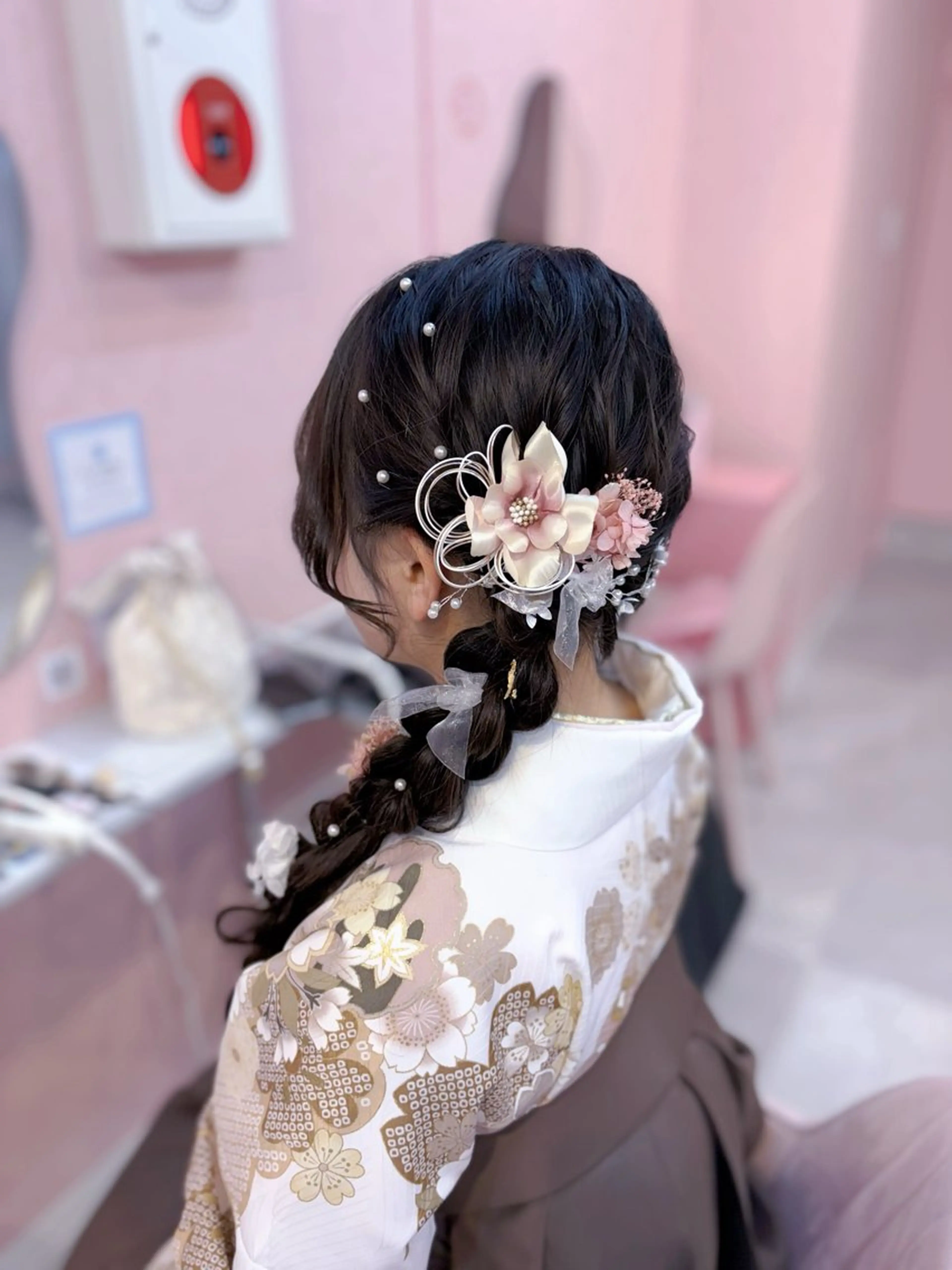 ロング ヘアセット LARME ヘアメ りほのヘアスタイル