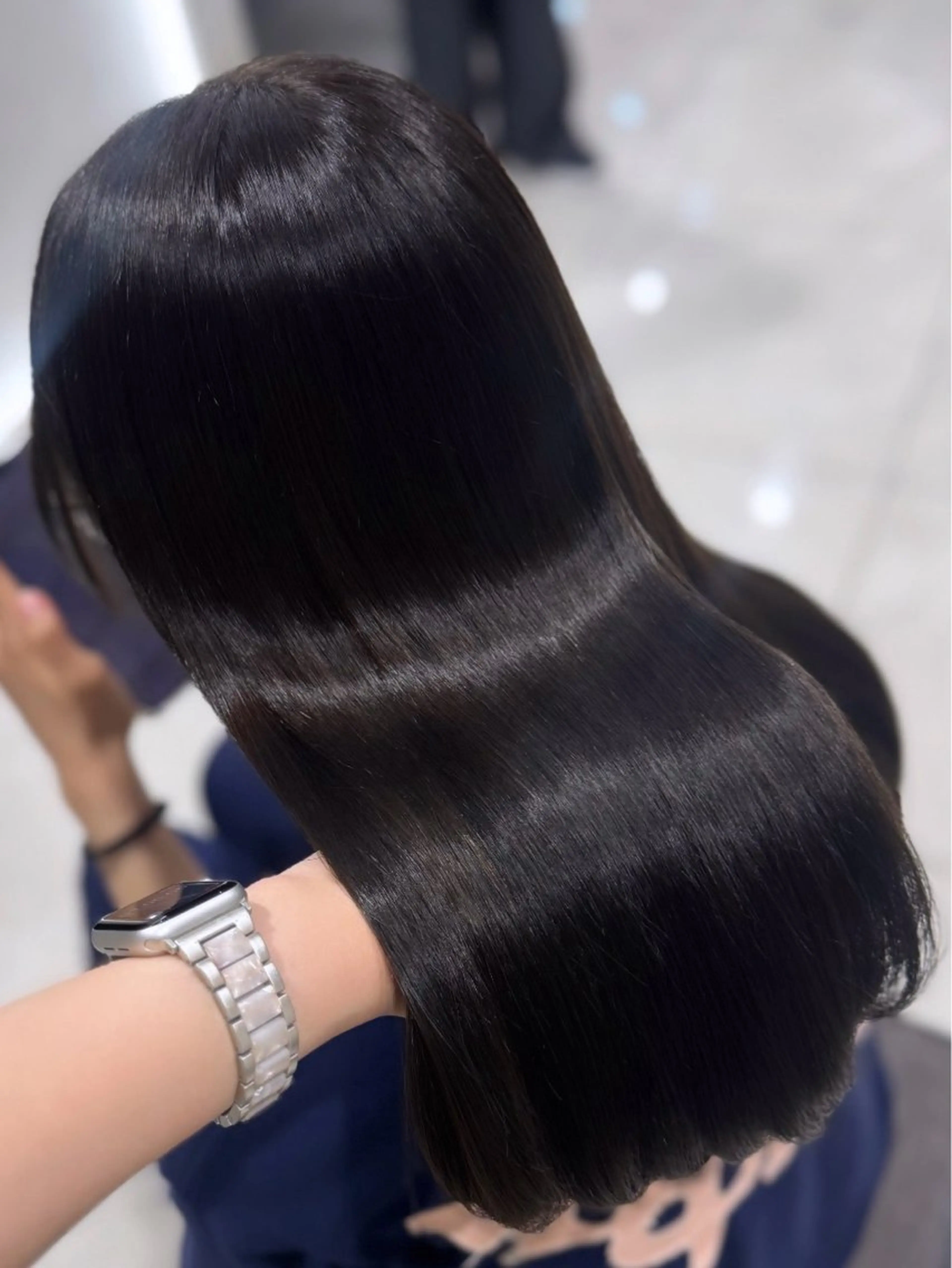 ロング ヘアカラー トリートメント 🐈‍⬛カチモリ/暖 色/𝐌𝐢𝐤𝐮のヘアスタイル