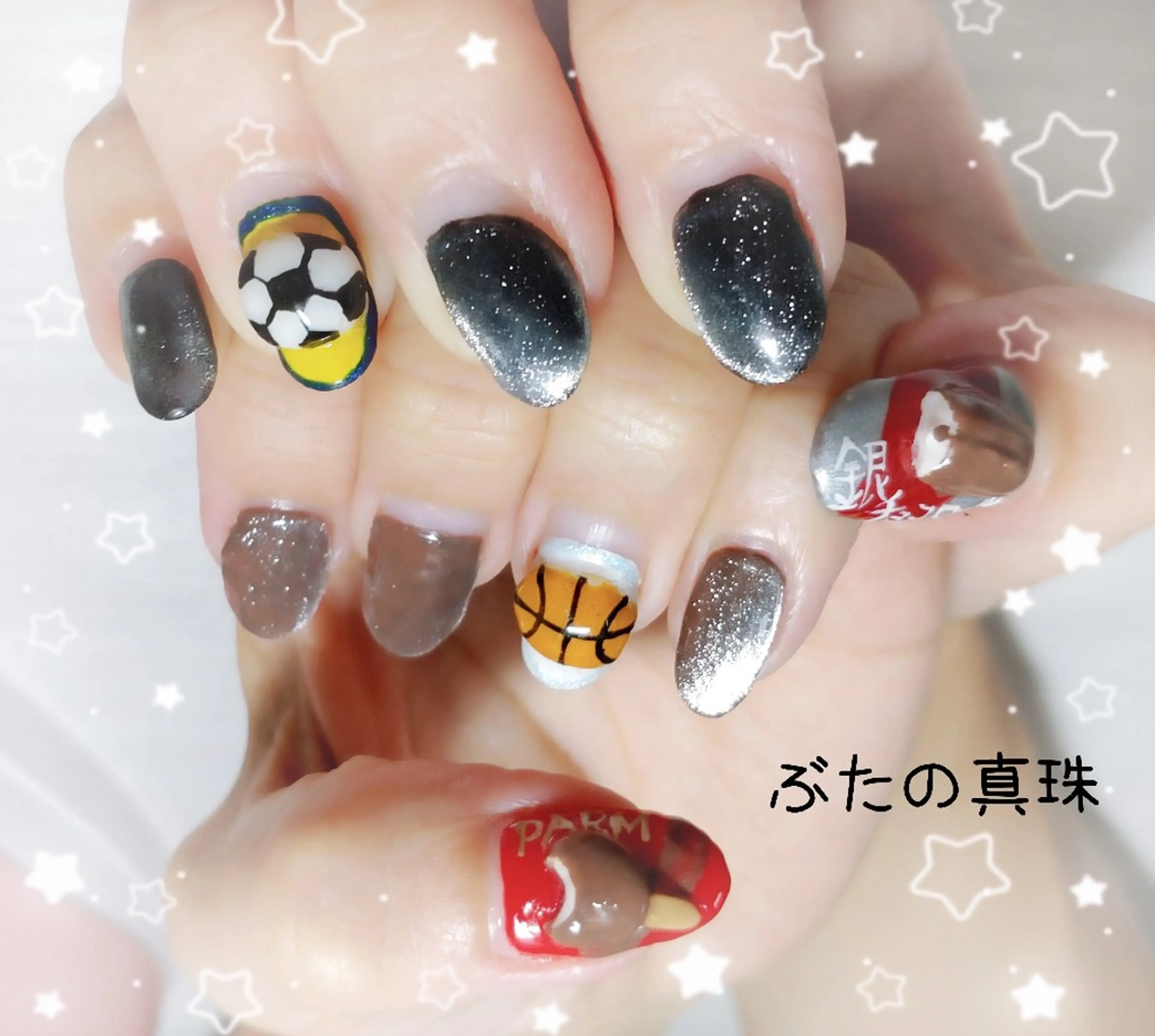 ネイル 林 珠里のネイルデザイン