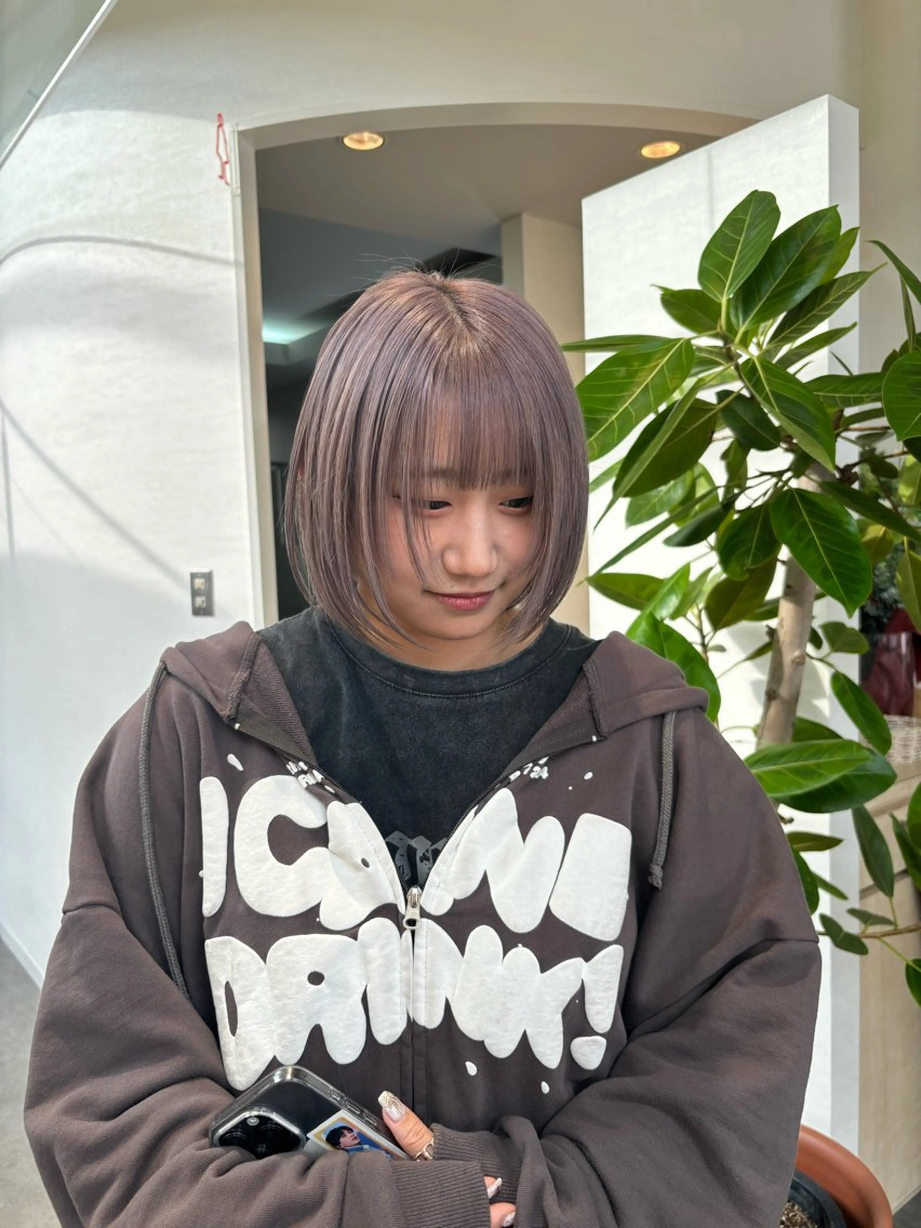 カラー 抜け感ヘア໒꒱ブリー チ໒꒱chihanaのヘアスタイル