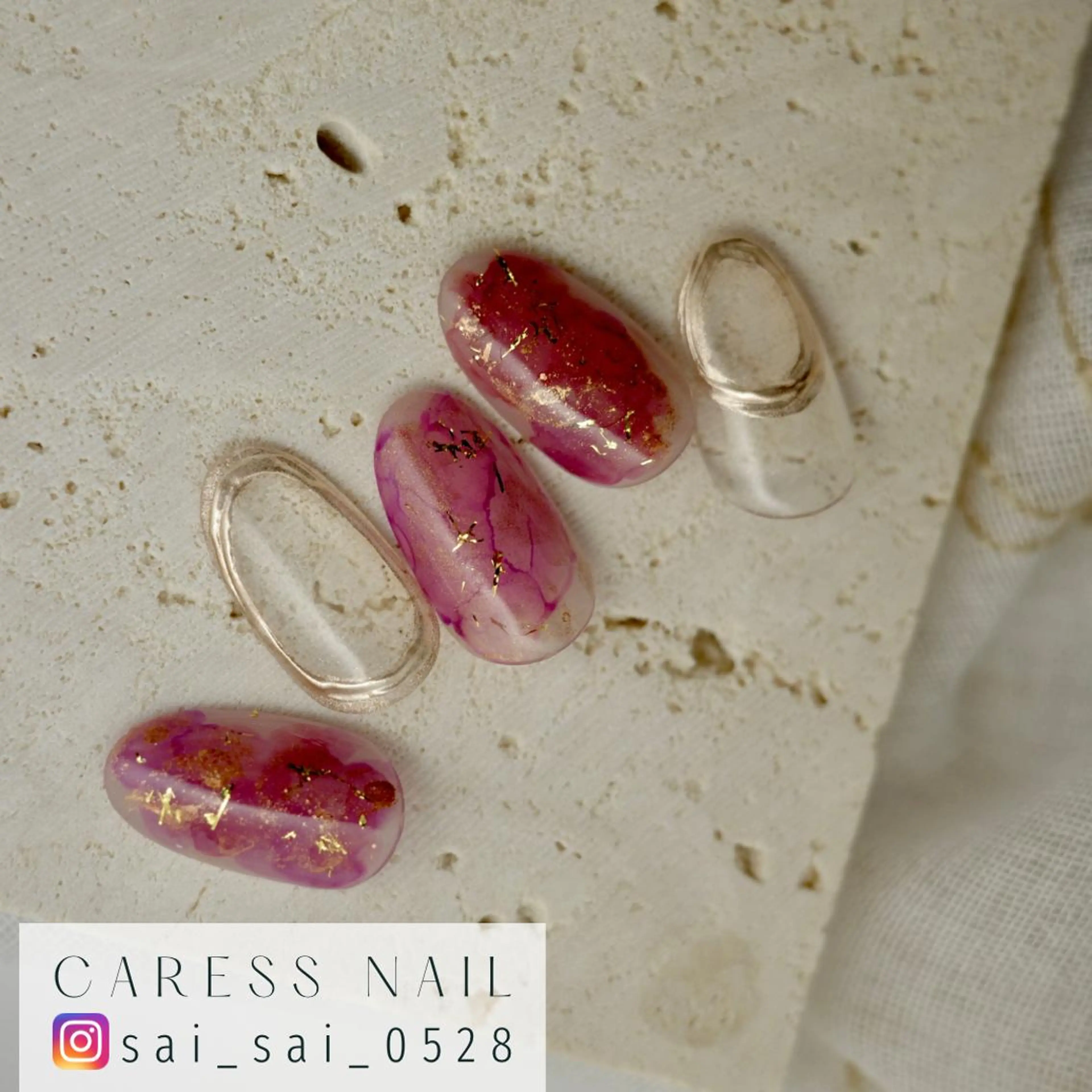 ネイル caress  nail カレスネイル　代々木上原所属・カレスネイル さいのネイルデザイン