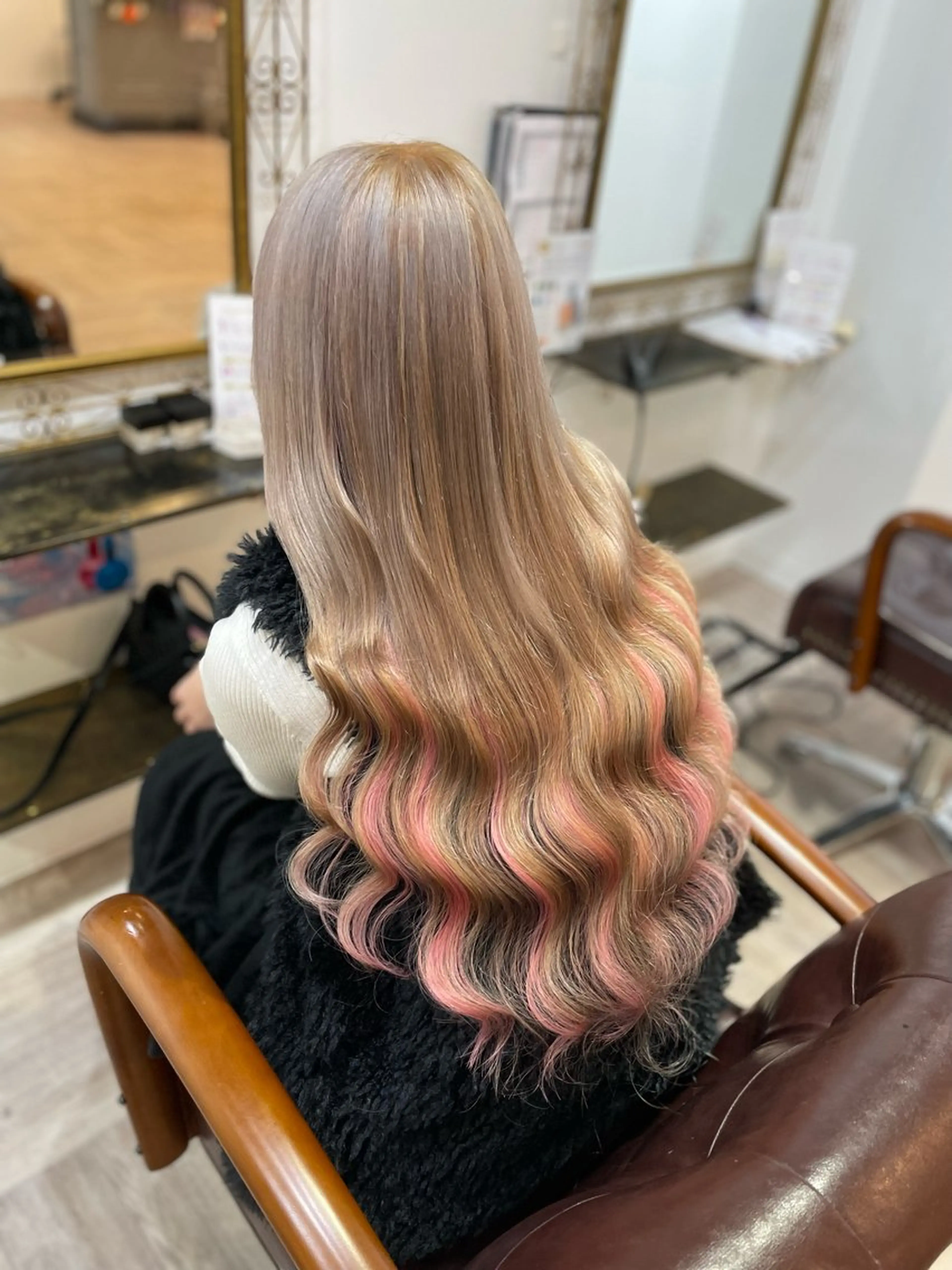 カラー ダブルカラー エクステ 住田悠紗/ カットモデル募集中のヘアスタイル