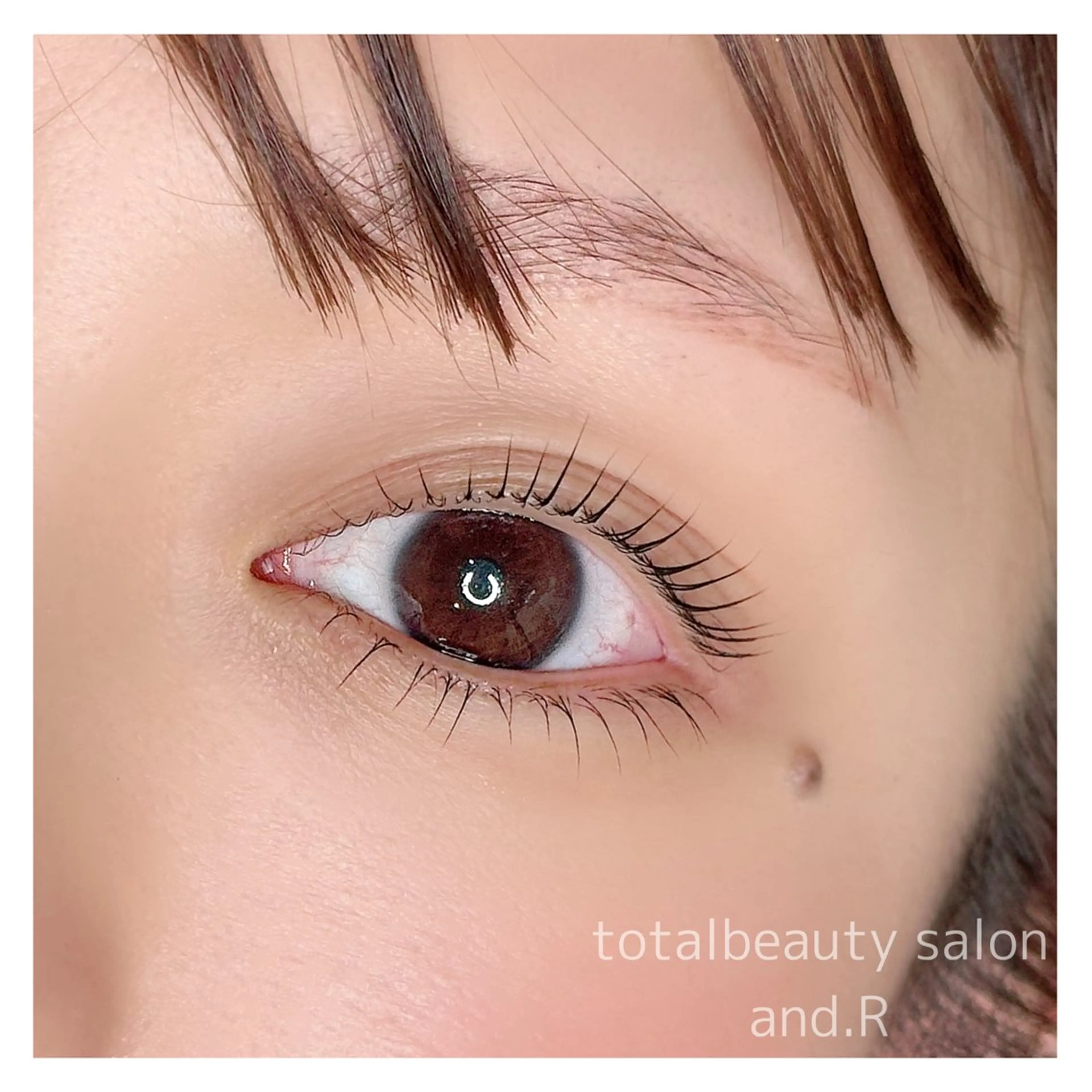 マツエク・マツパ 下まつげエクステ 一重×まつ毛パーマ 【and.R 】齋藤 惠女のマツエク・マツパデザイン