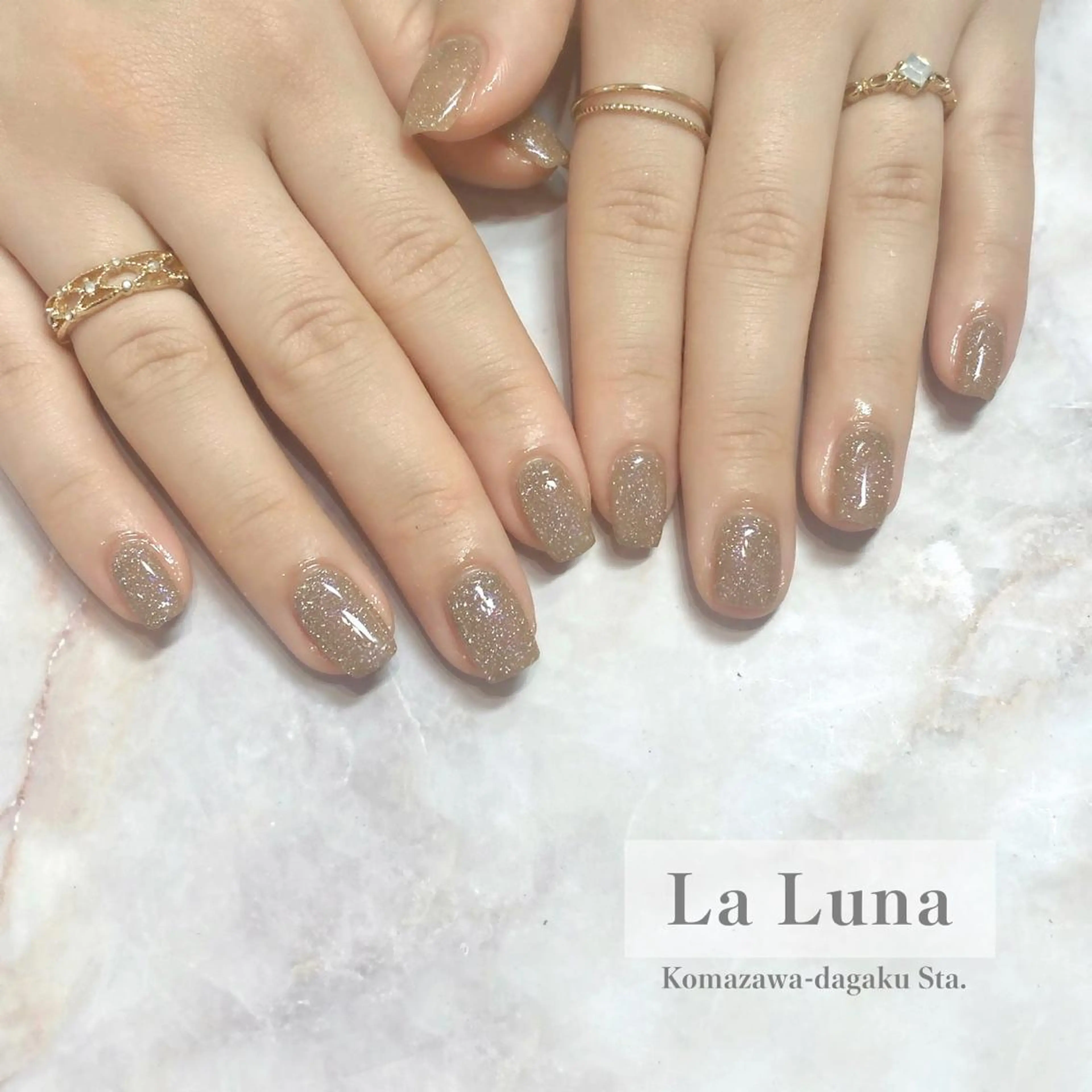 ネイル フラッシュネイル ワンカラーネイル ＬａＬｕｎａ🌙 Natsukiのネイルデザイン