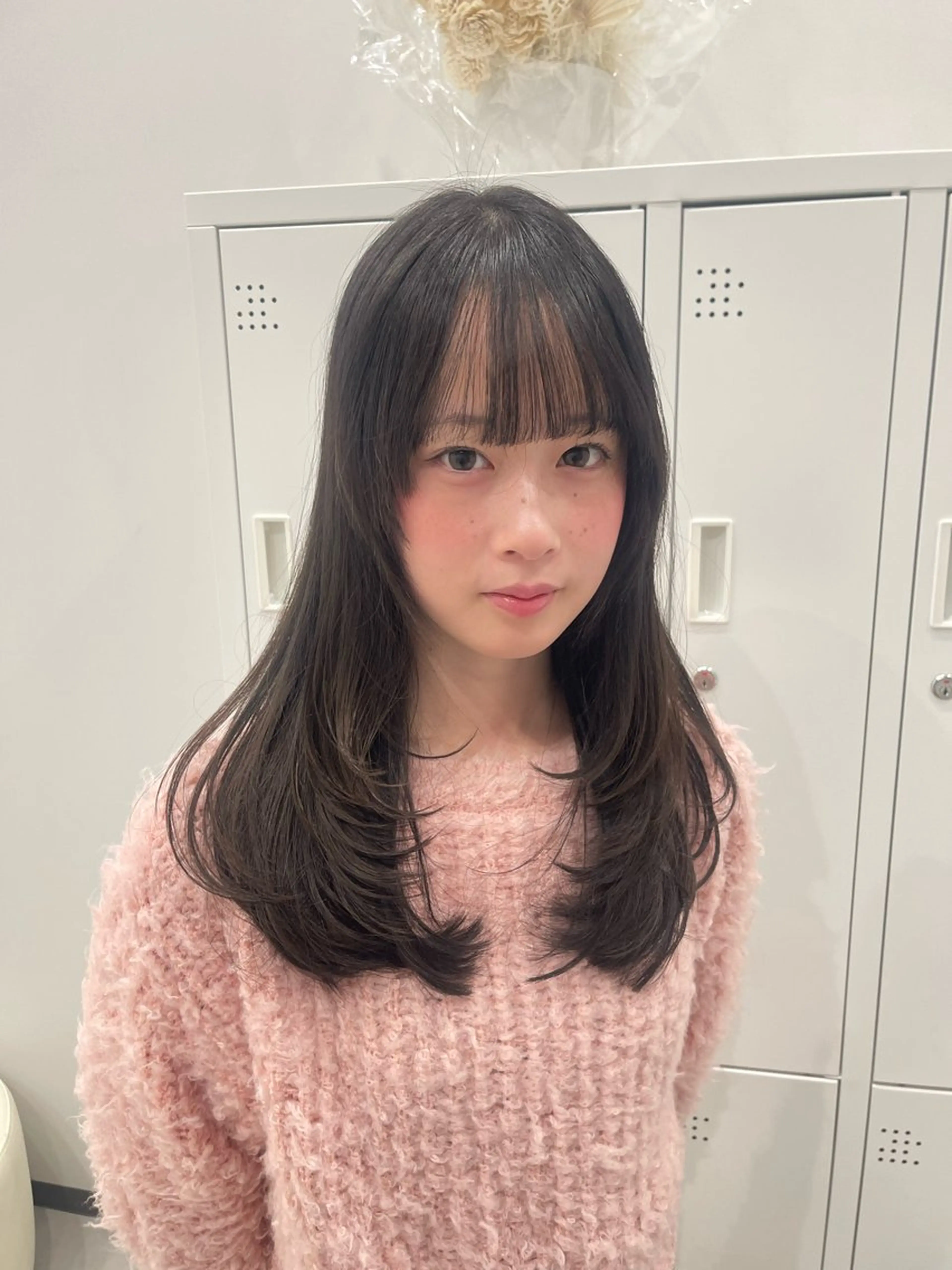 ロング カット トリートメント maho/ブリーチ ミルクティー四条大宮のヘアスタイル