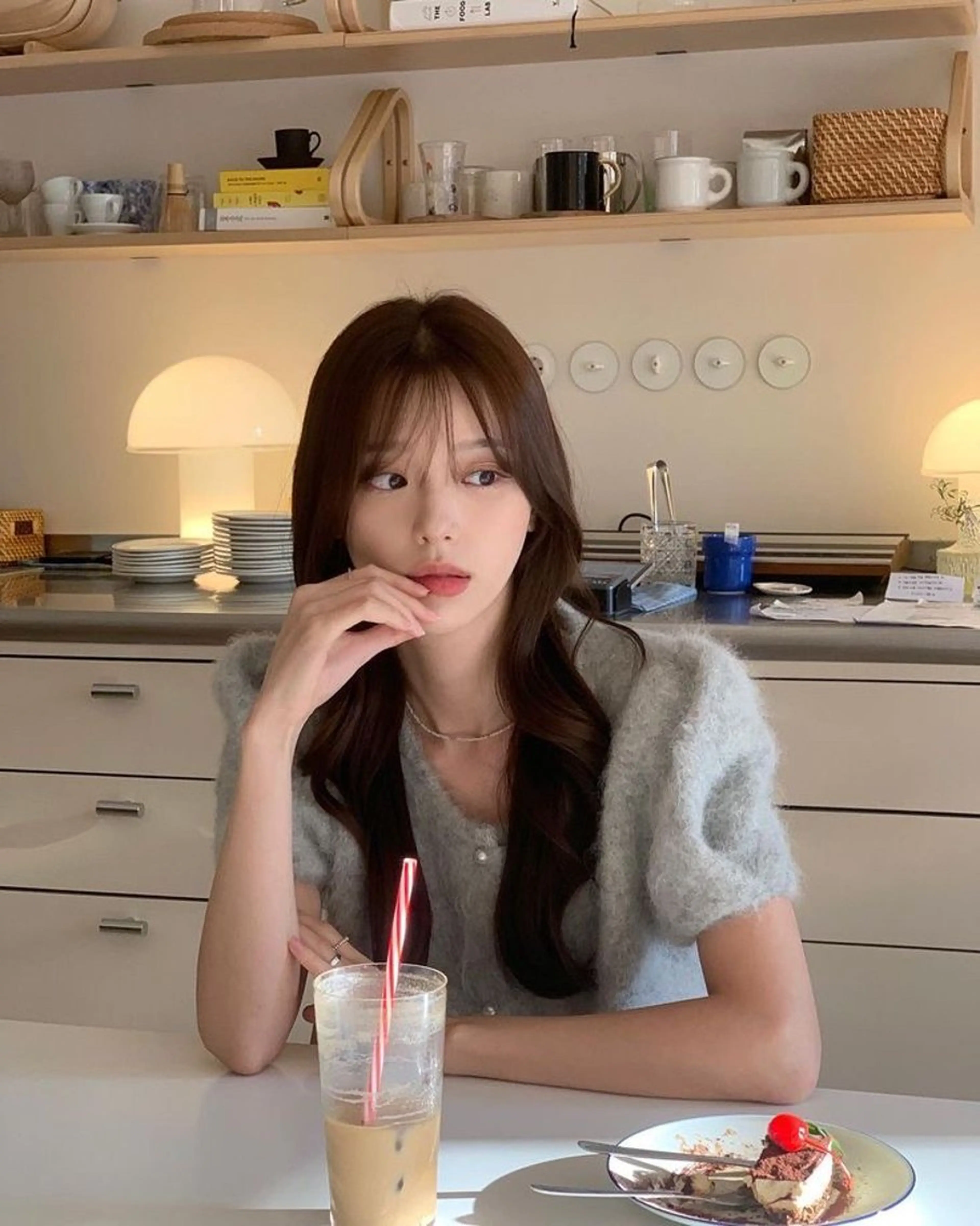 ロング パーマ 韓国風パーマ/ヘア セット/店長みづきのヘアスタイル