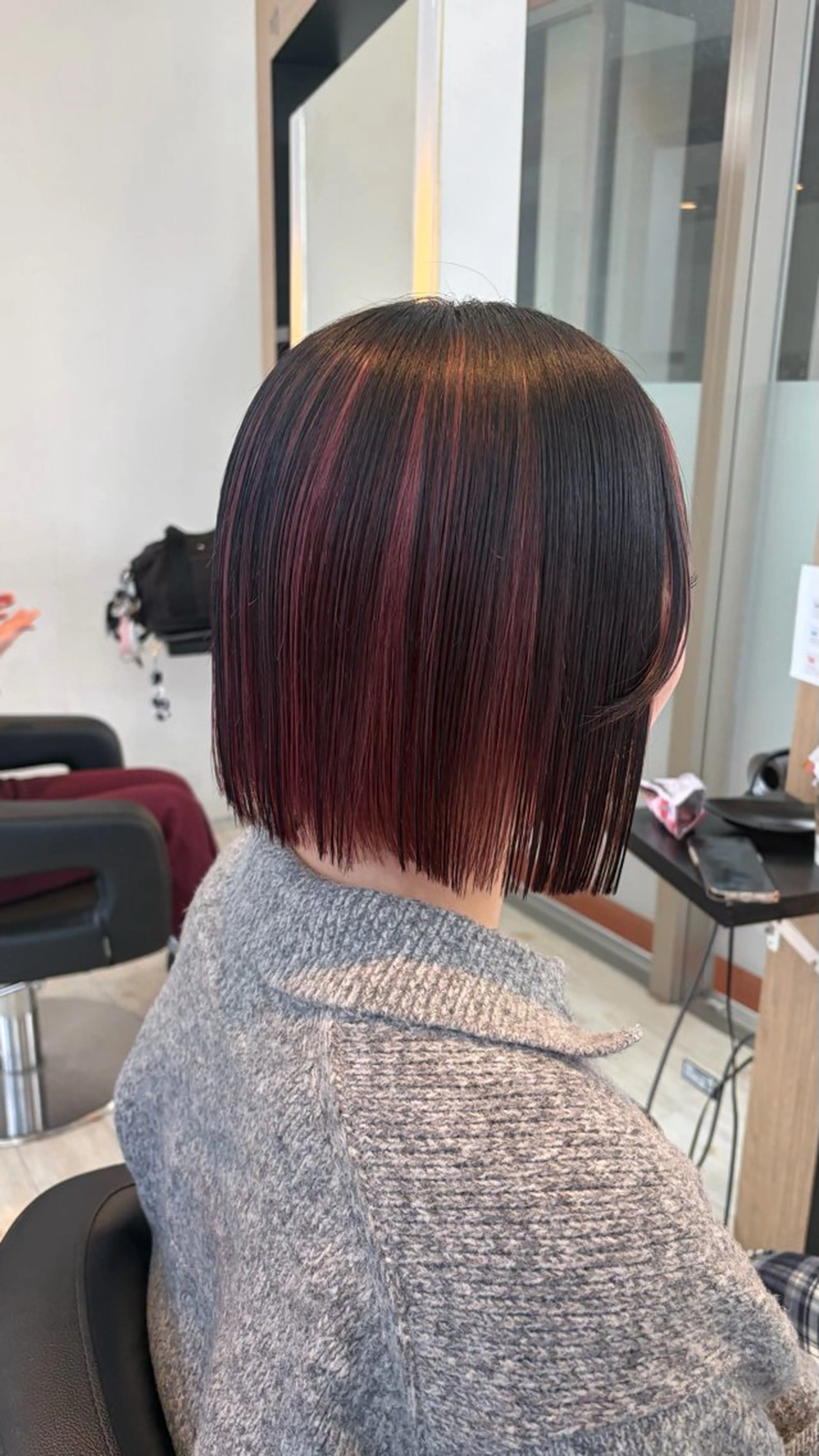 ショート カラー カット ヘアカラー トリートメント ブリーチ/髪質改善/ ハイトーン/暖色のヘアスタイル