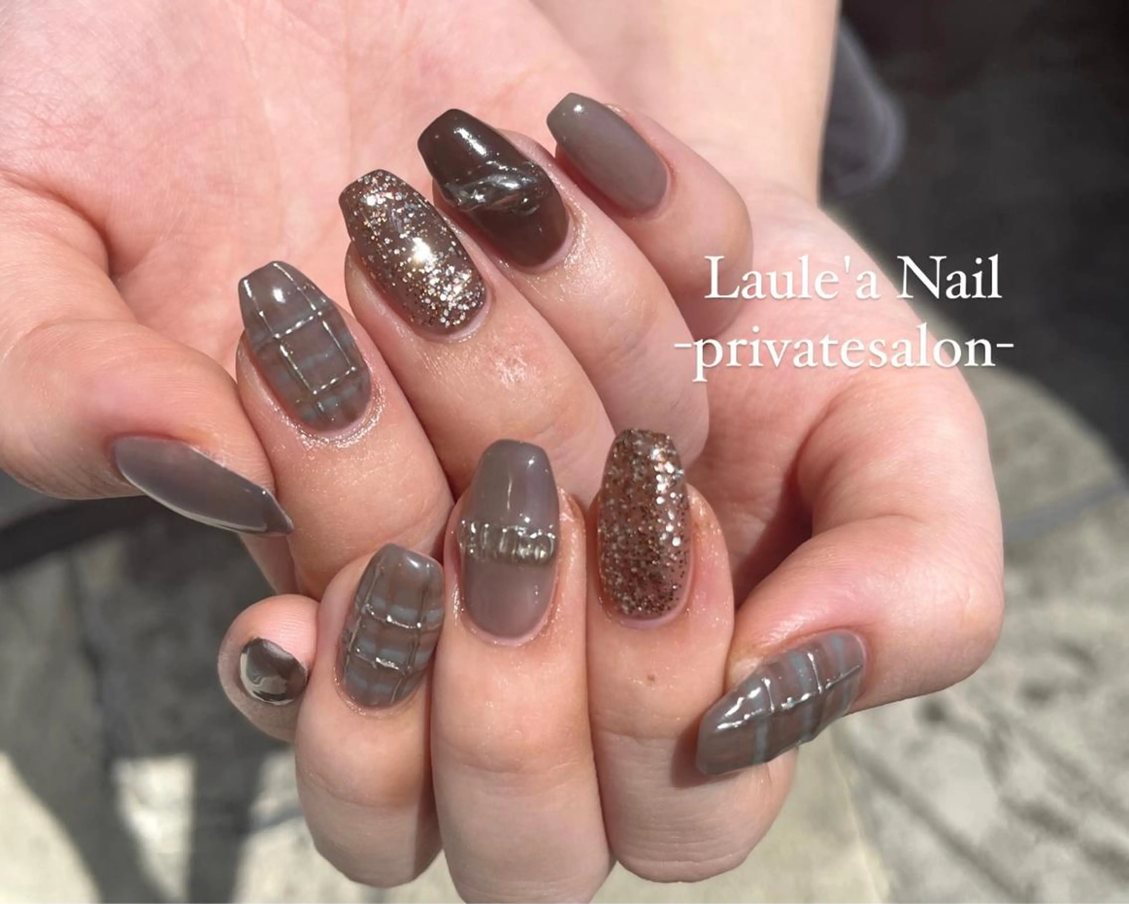 ミディアム ReAnc レアンシのネイルデザイン