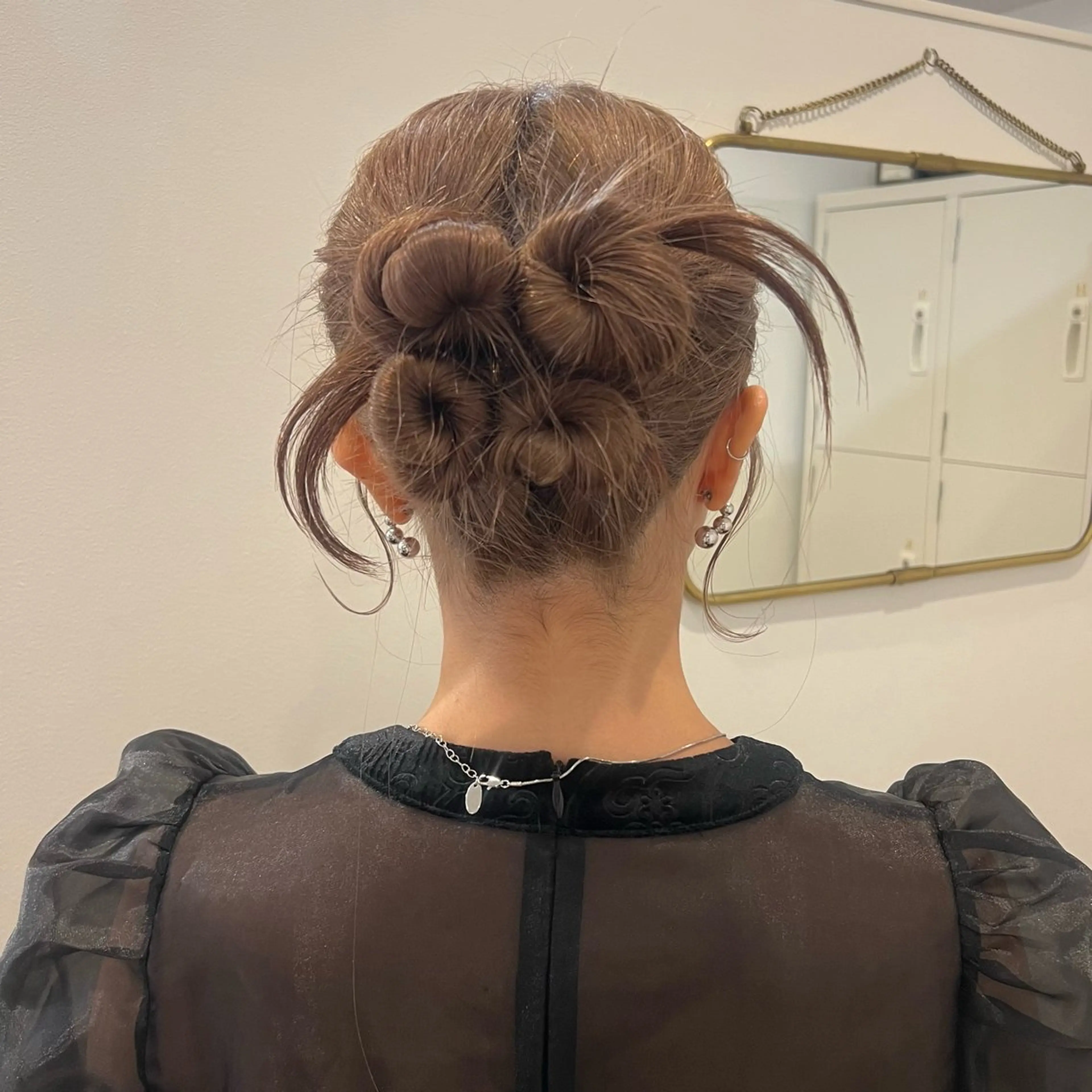 ヘアアレンジ ヘアセット 透明感カラー、 アレンジ/miyuのヘアスタイル