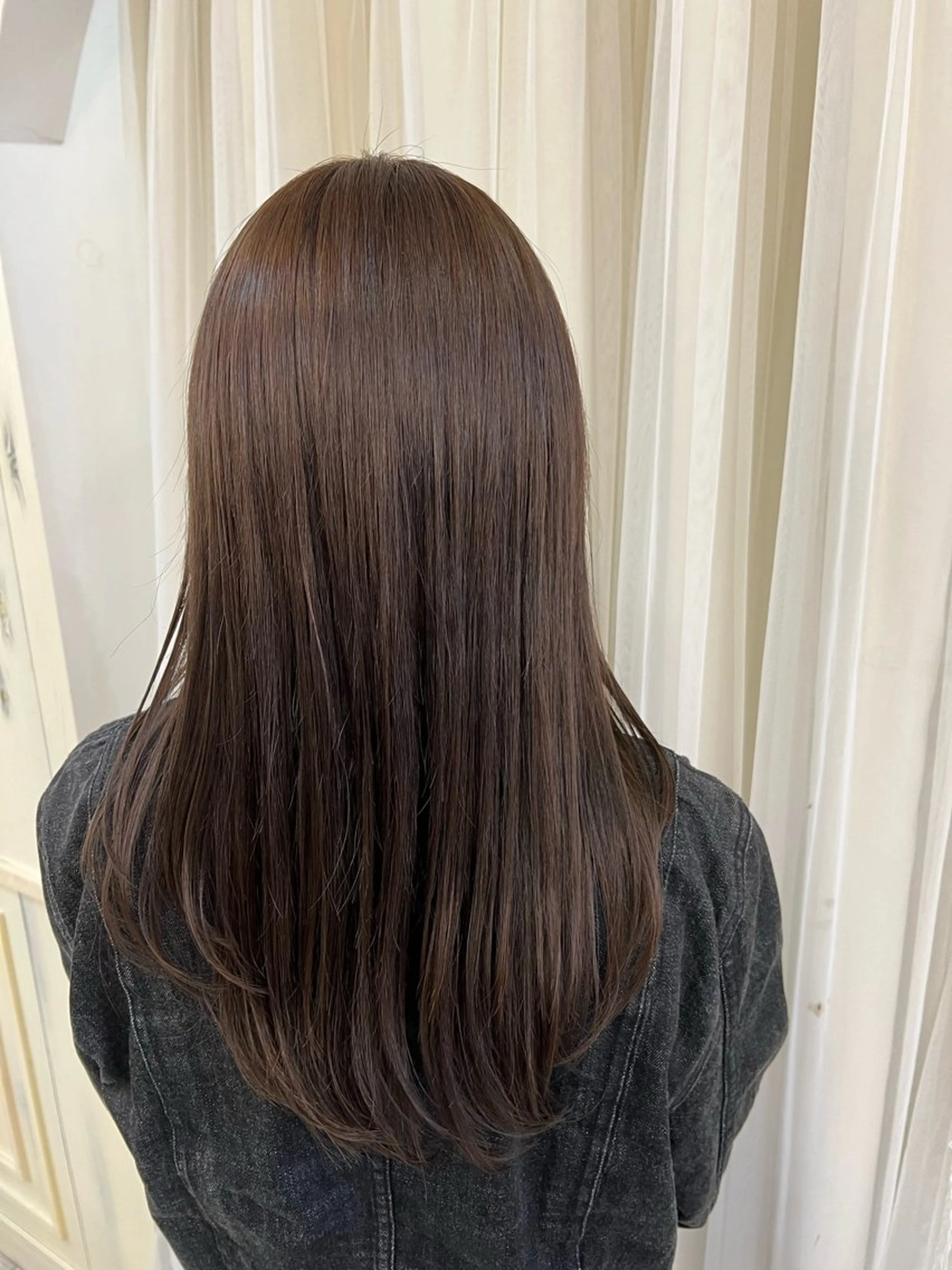 ロング 新城 奈央のヘアスタイル