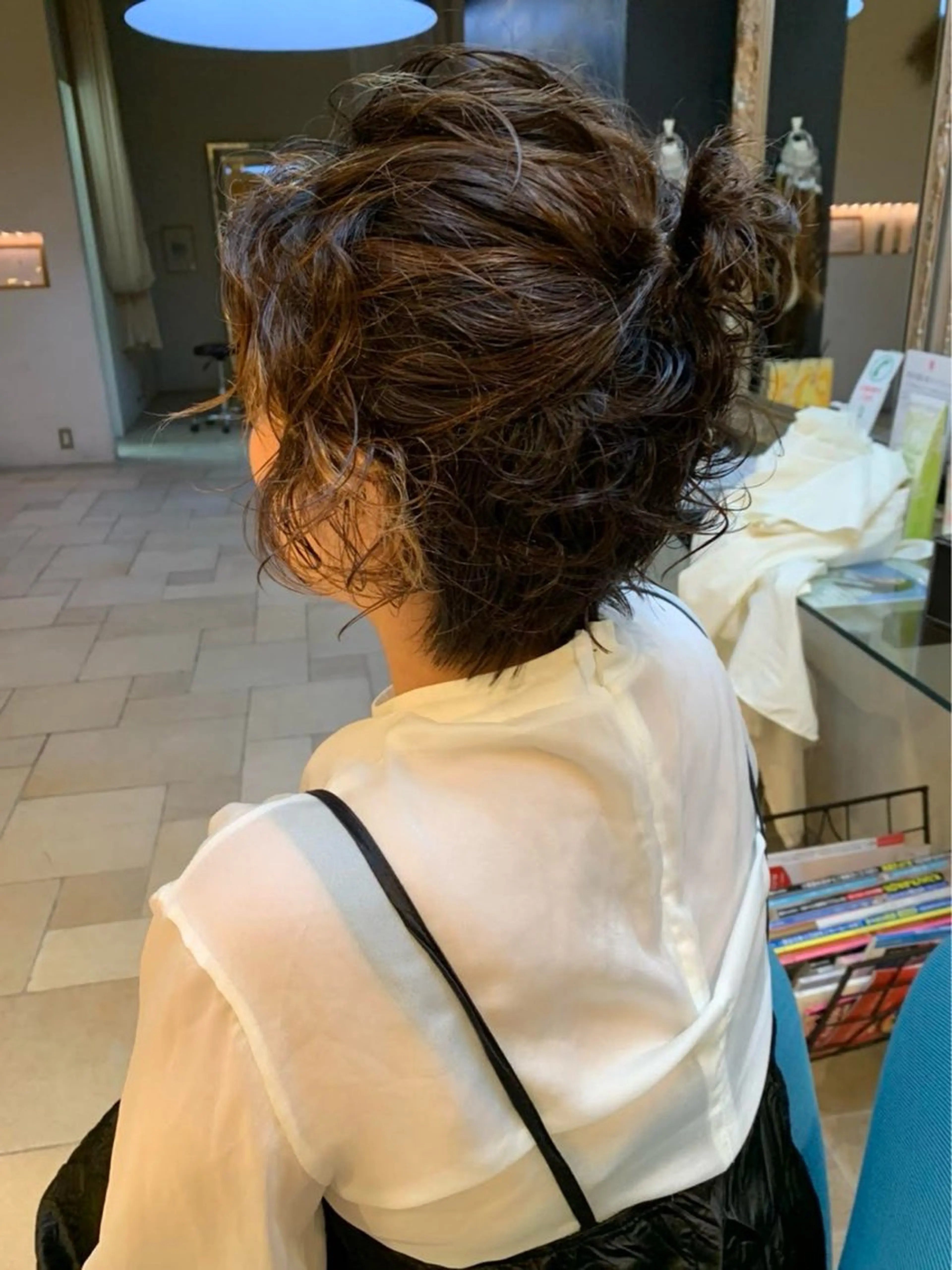 パーマ ショートボブ ボブ デジタルパーマ 立石 タテイシのヘアスタイル