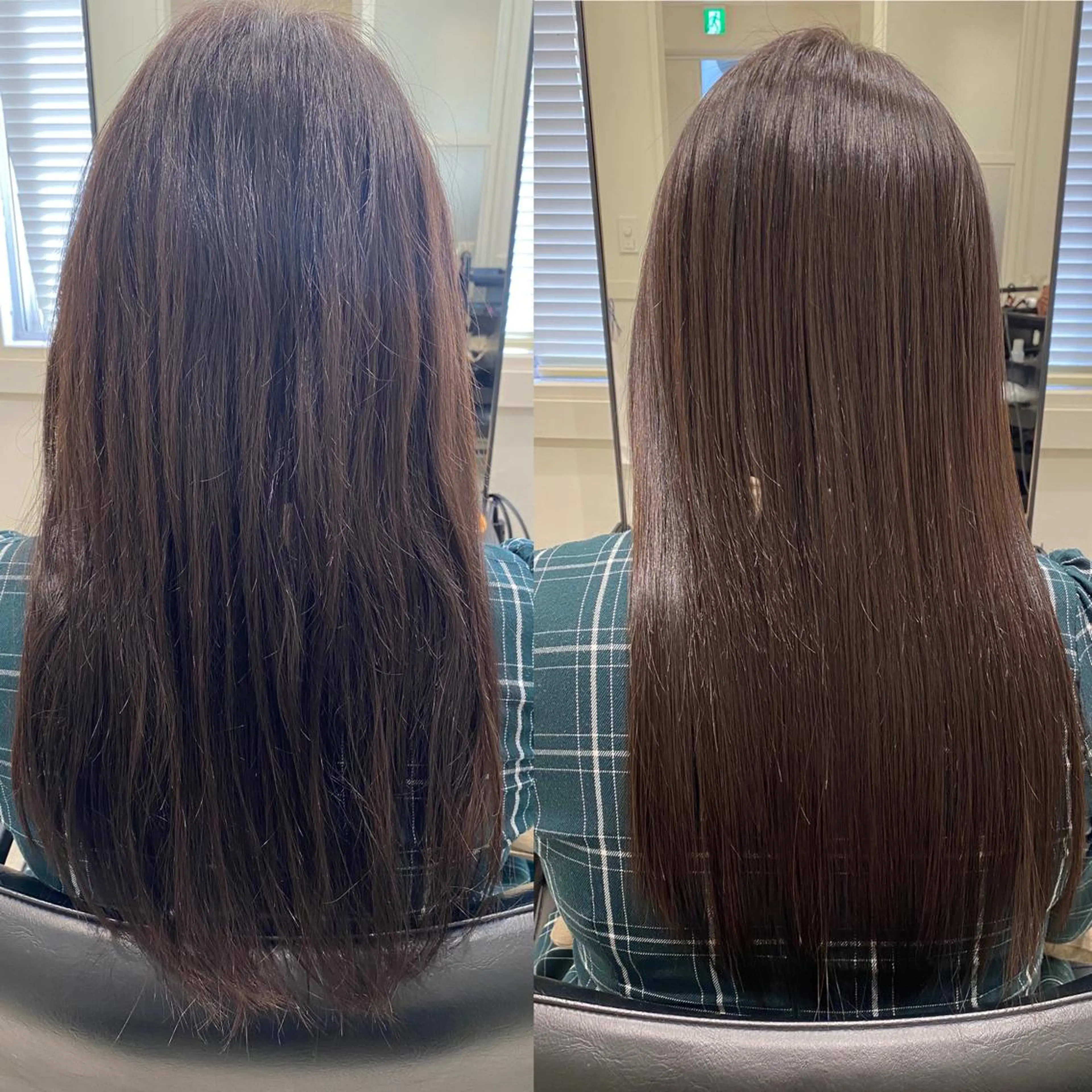 セミロング 髪質改善 トリートメント カット トリートメント ヘアセット ブリーチ縮毛矯正 ／髪質改善／KEIのヘアスタイル