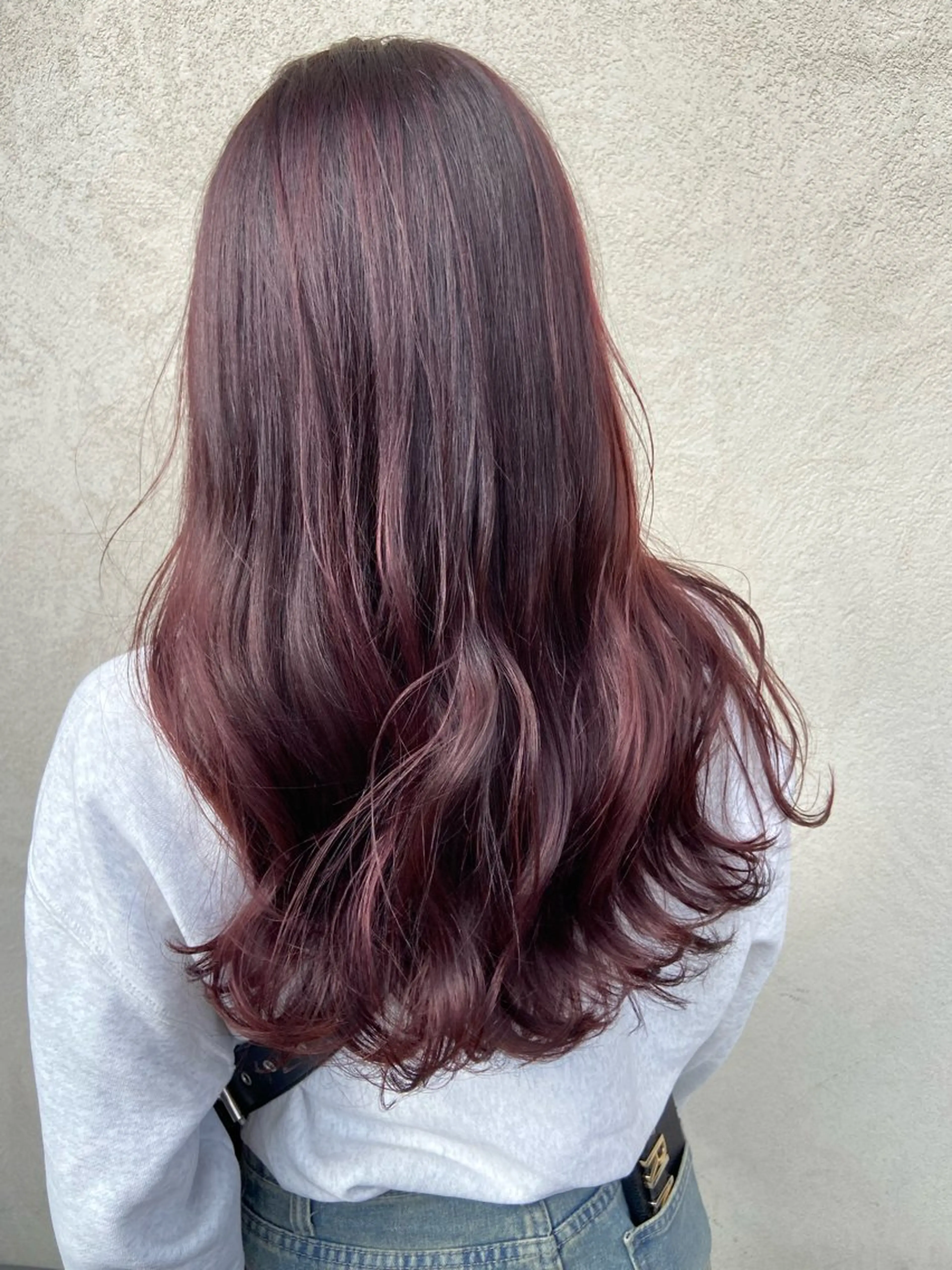 ロング カット ヘアカラー トリートメント 透明感カラー🎀 tasty／makoのヘアスタイル