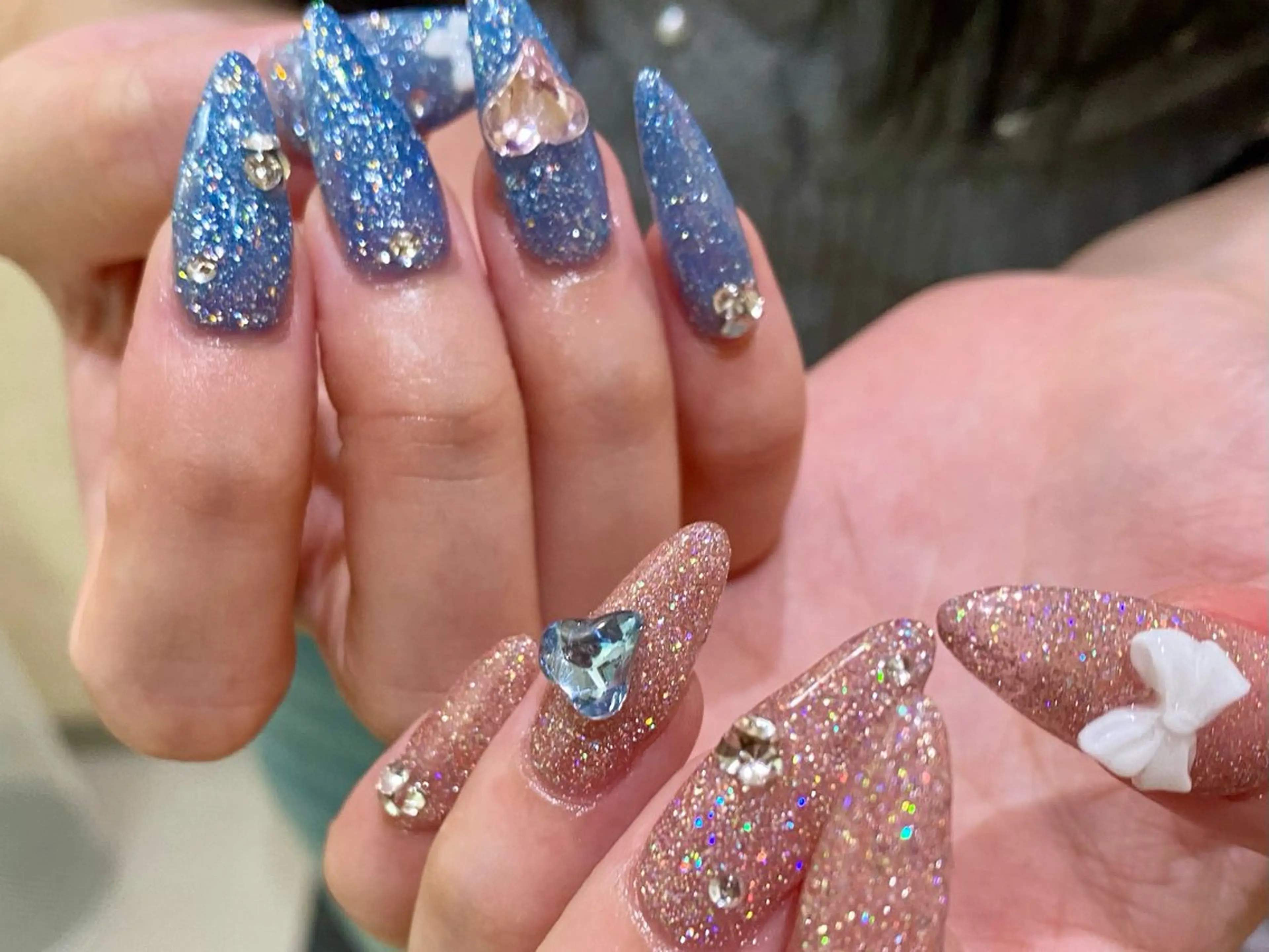 ❤︎人気N02‼︎長さ出し10本＋マグネットorフラッシュorワンカラー【 オフあり・なし◎】の写真