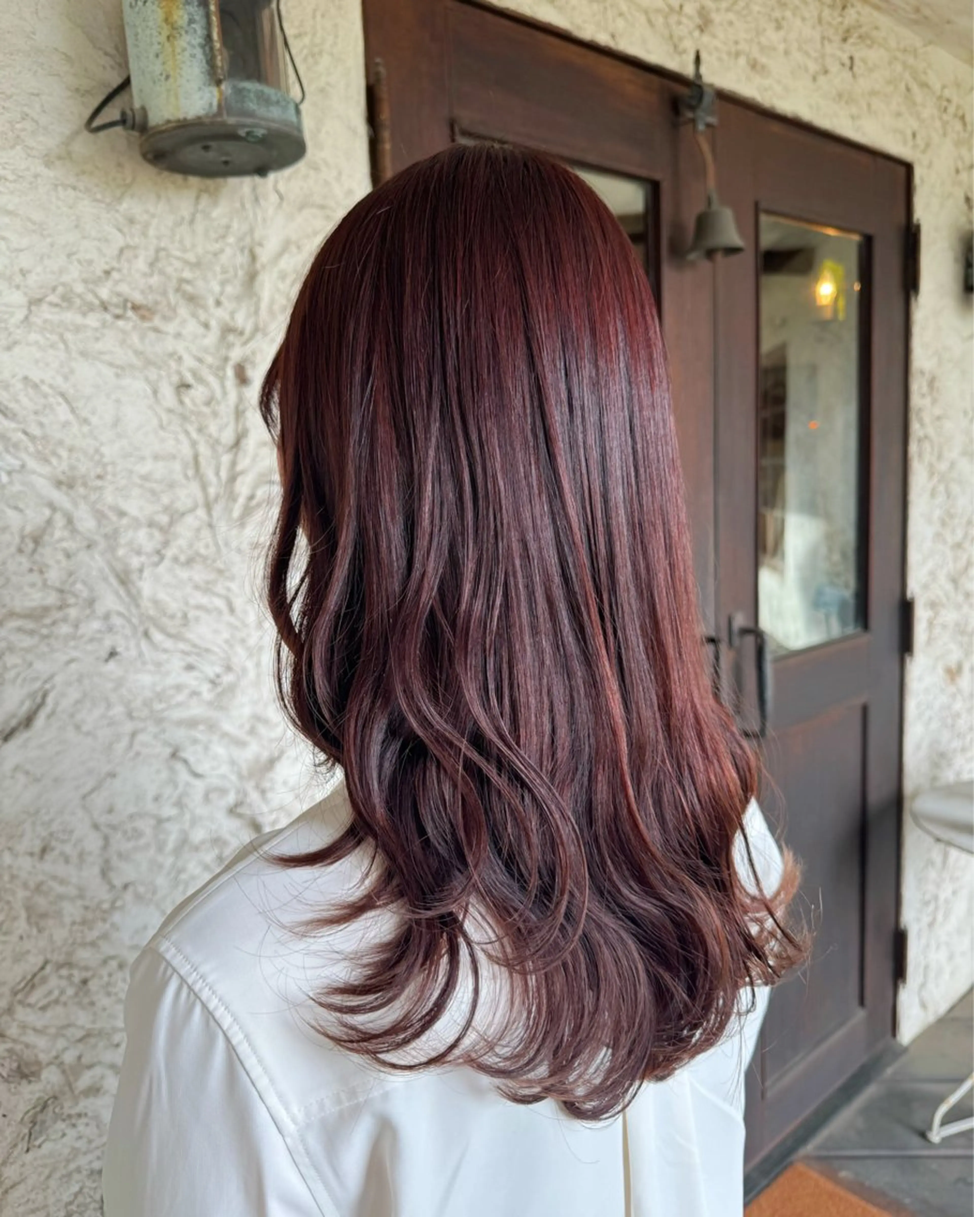 ロング 大橋 彩芽のヘアスタイル