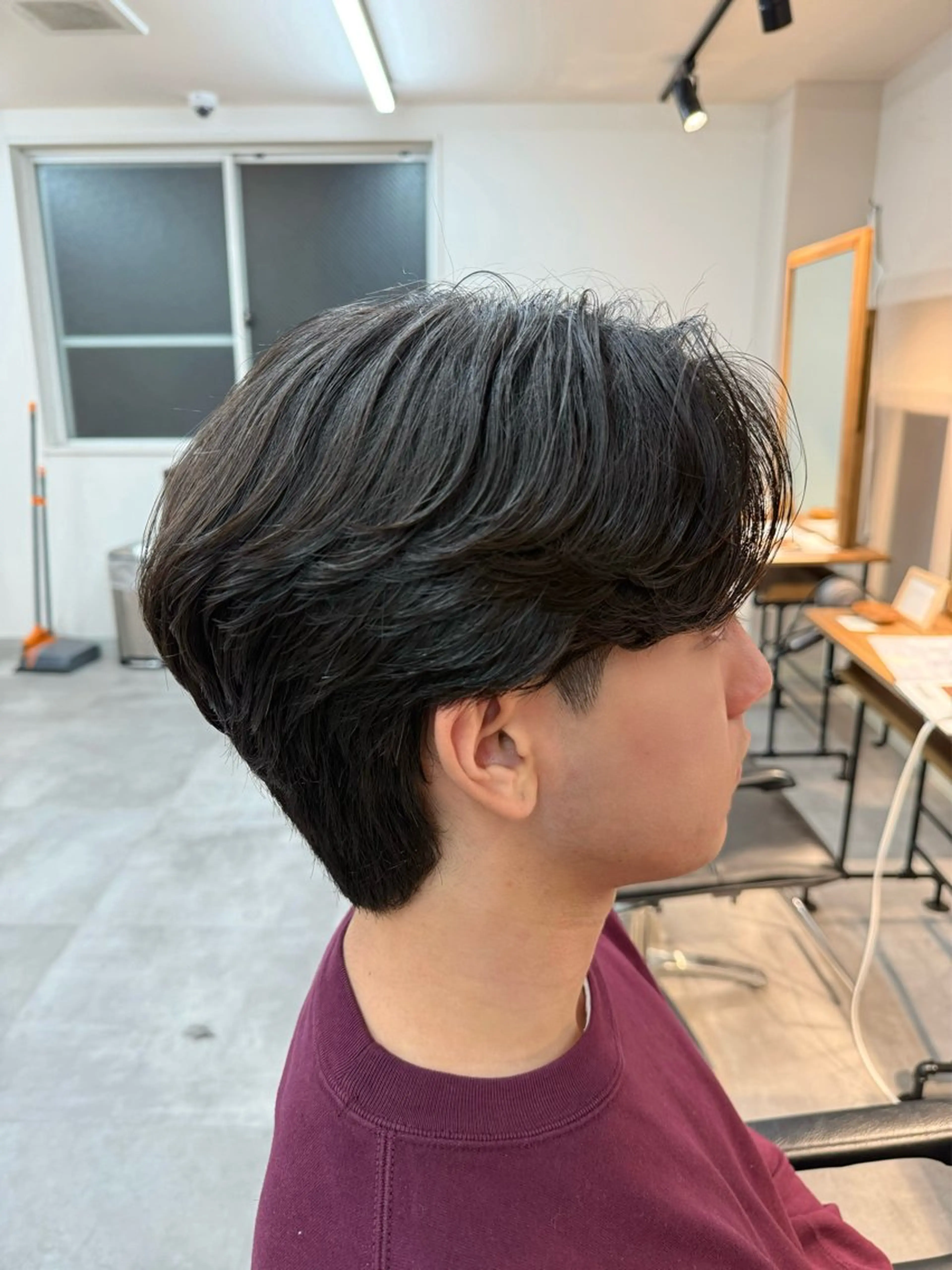 パーマ メンズ カルマパーマ メンズ韓国風 メンズパーマ ニュアンスパーマ カット パーマ 韓国ヘア特化/ メンズパーマ/下田のヘアスタイル