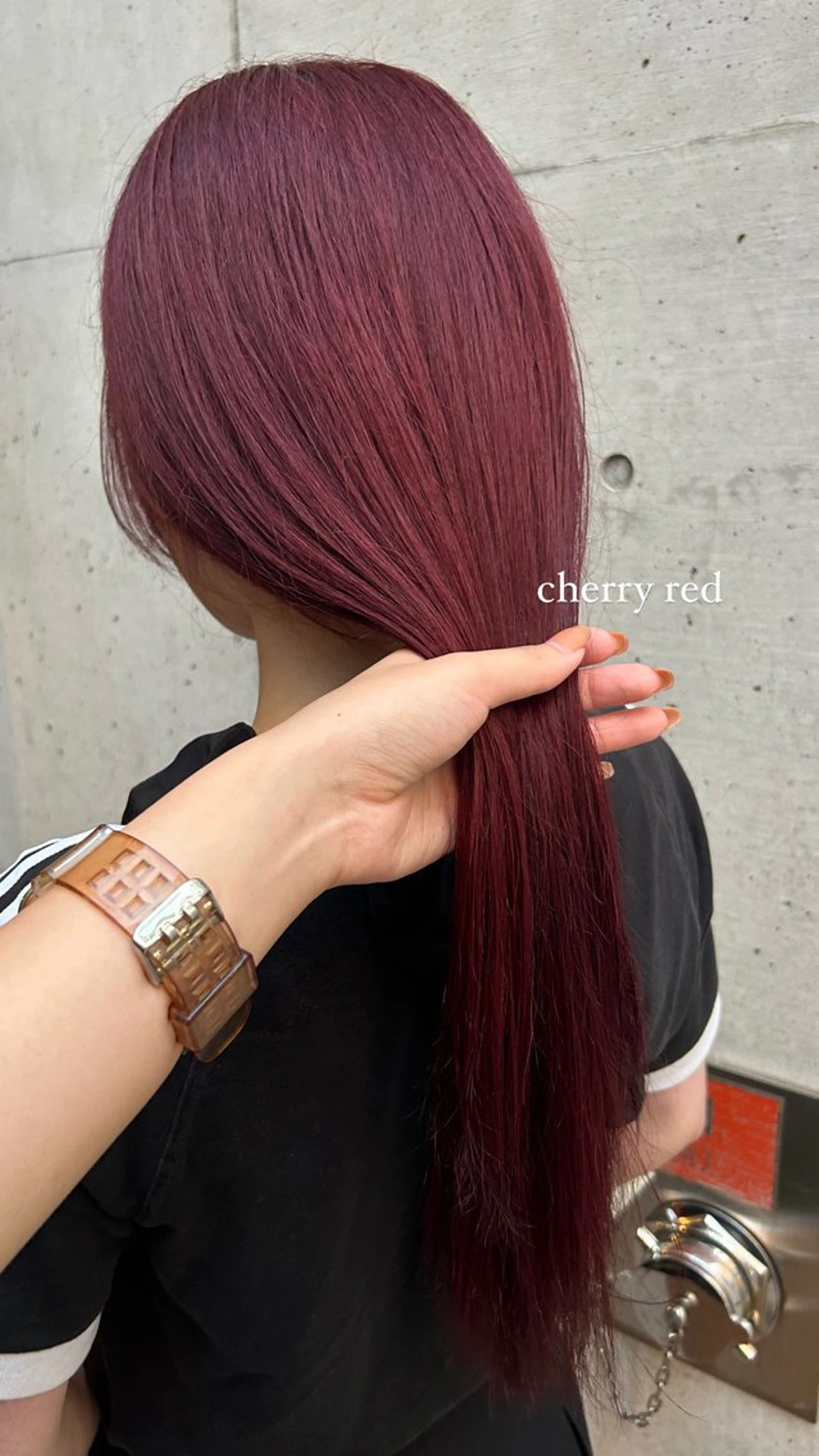 ロング カラー ヘアカラー トリートメント ミウラナツサ /レイヤーカットのヘアスタイル