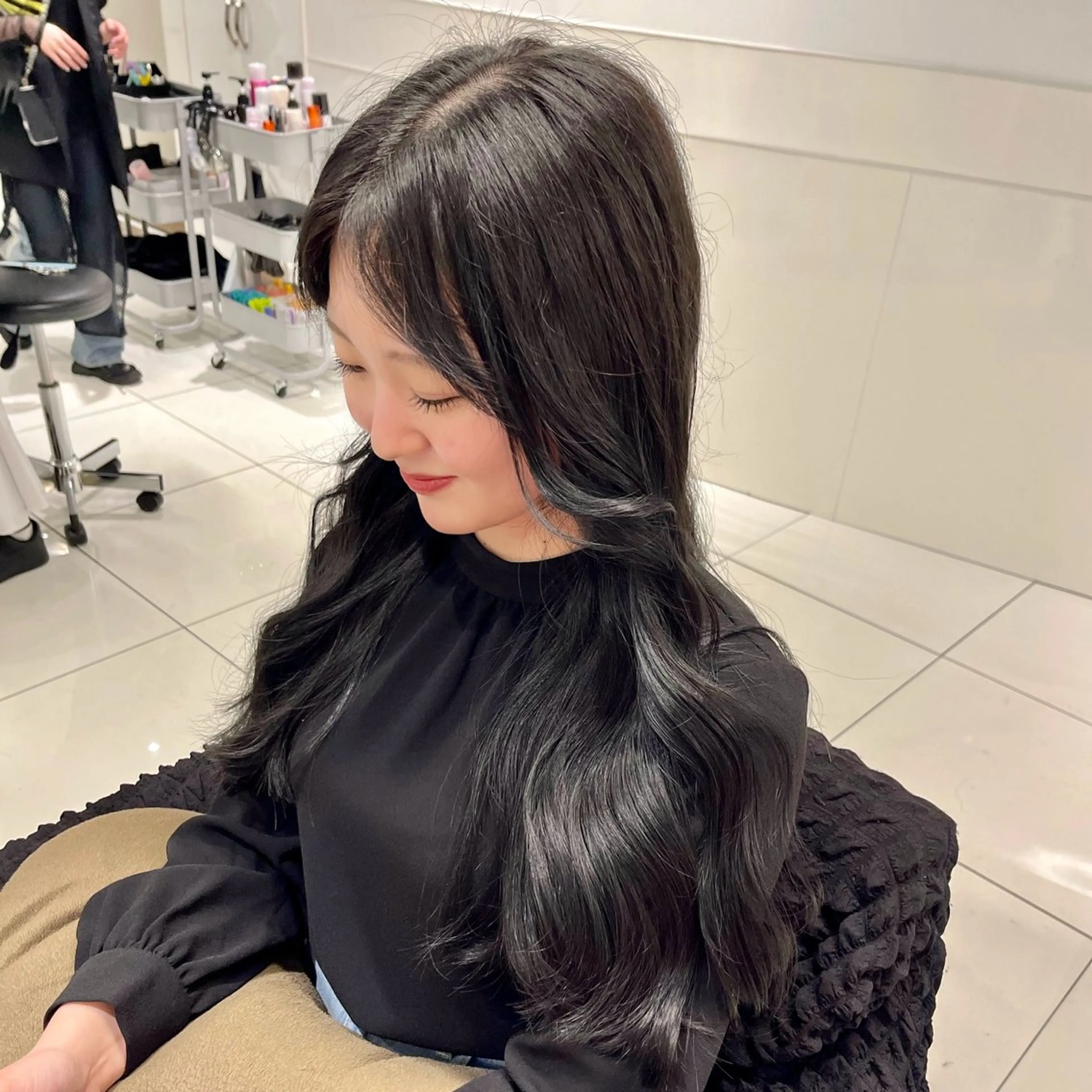 ロング カラー ヘアカラー りおな/髪質改善/ カラー /平尾のヘアスタイル