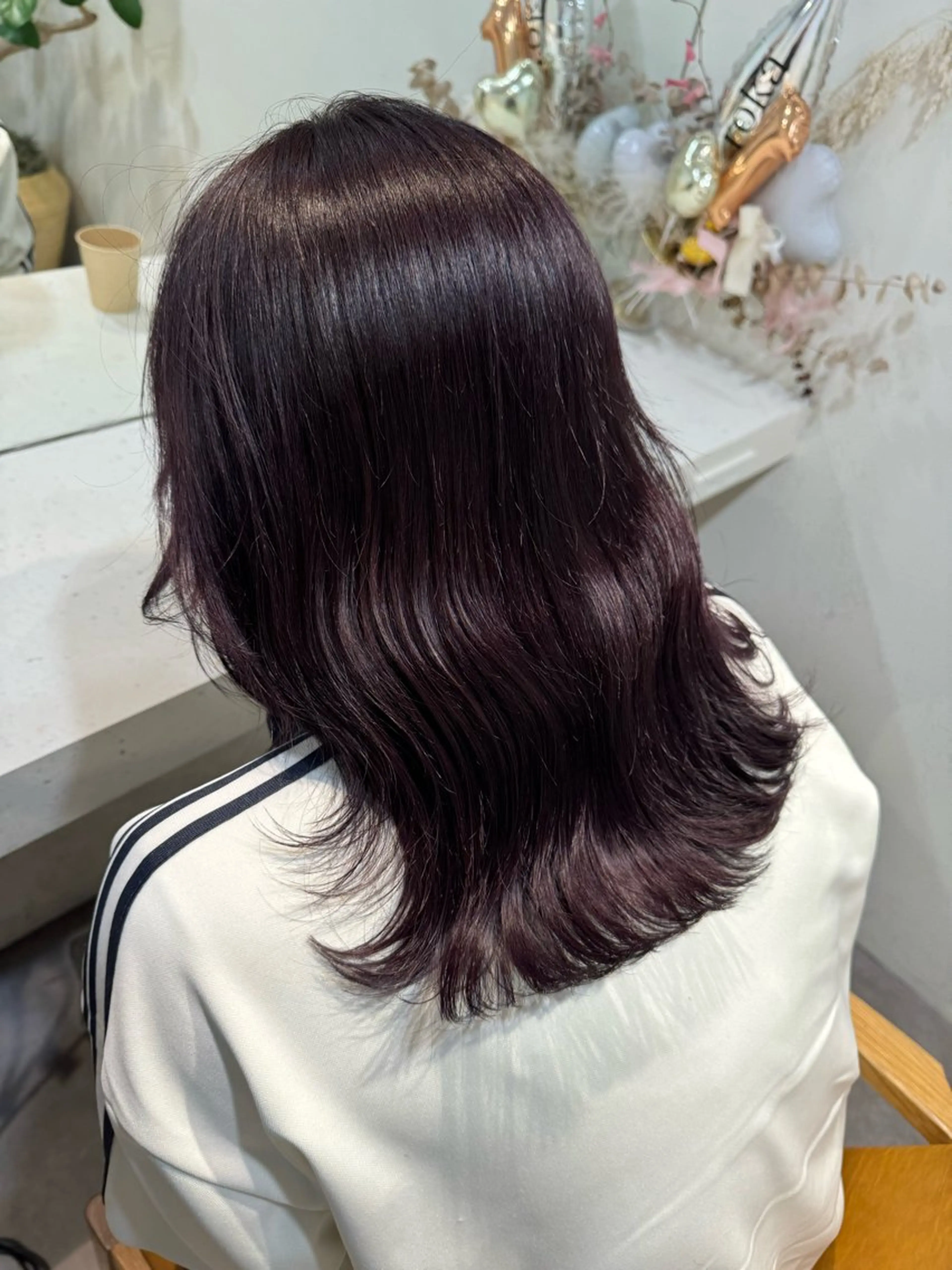 ミディアム うる艶ヘア♡韓国好き 透明感　shotaのヘアスタイル