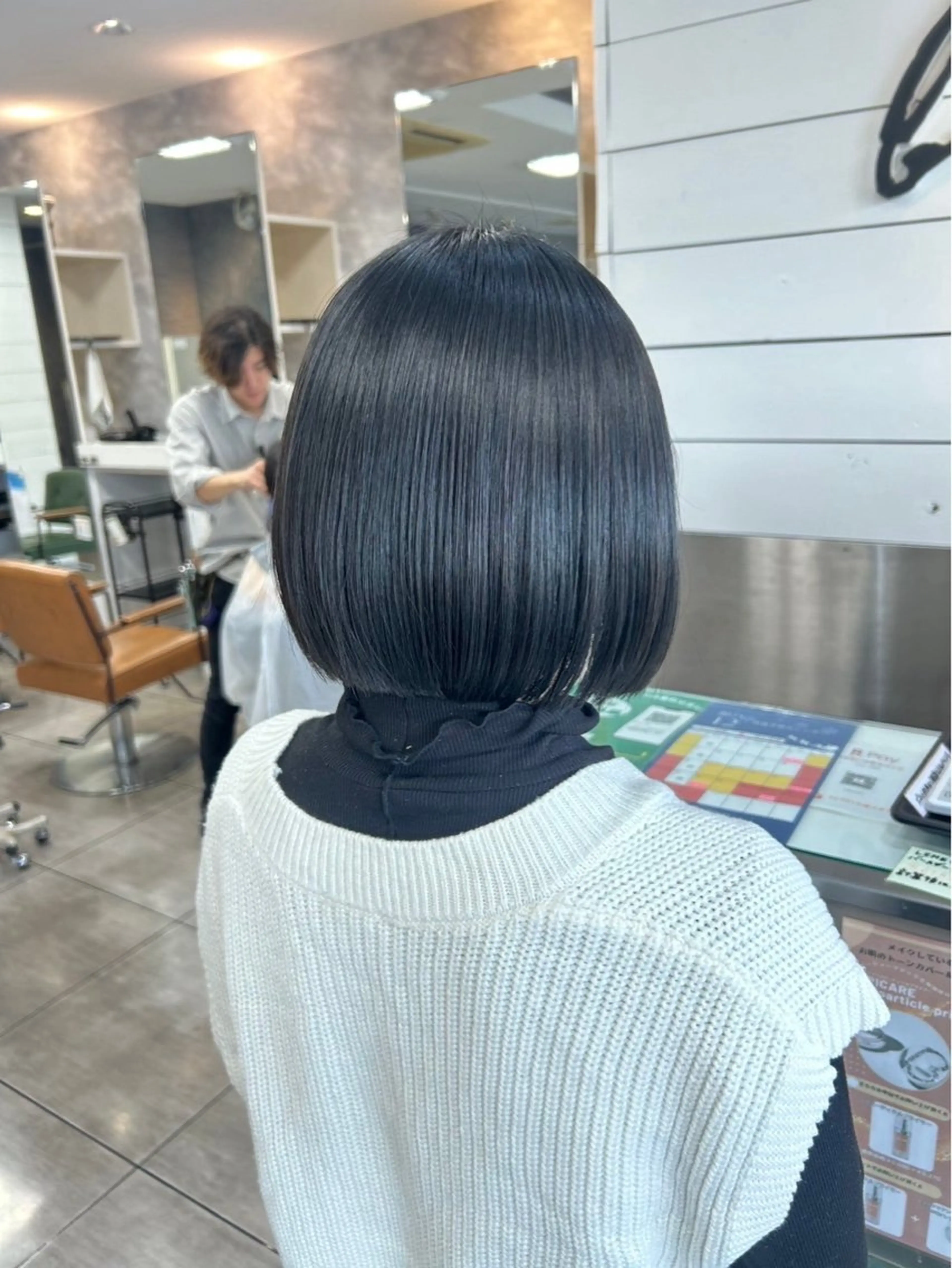 ショート カット 縮毛矯正 縮毛矯正✖髪質改善 仁木伸明のヘアスタイル