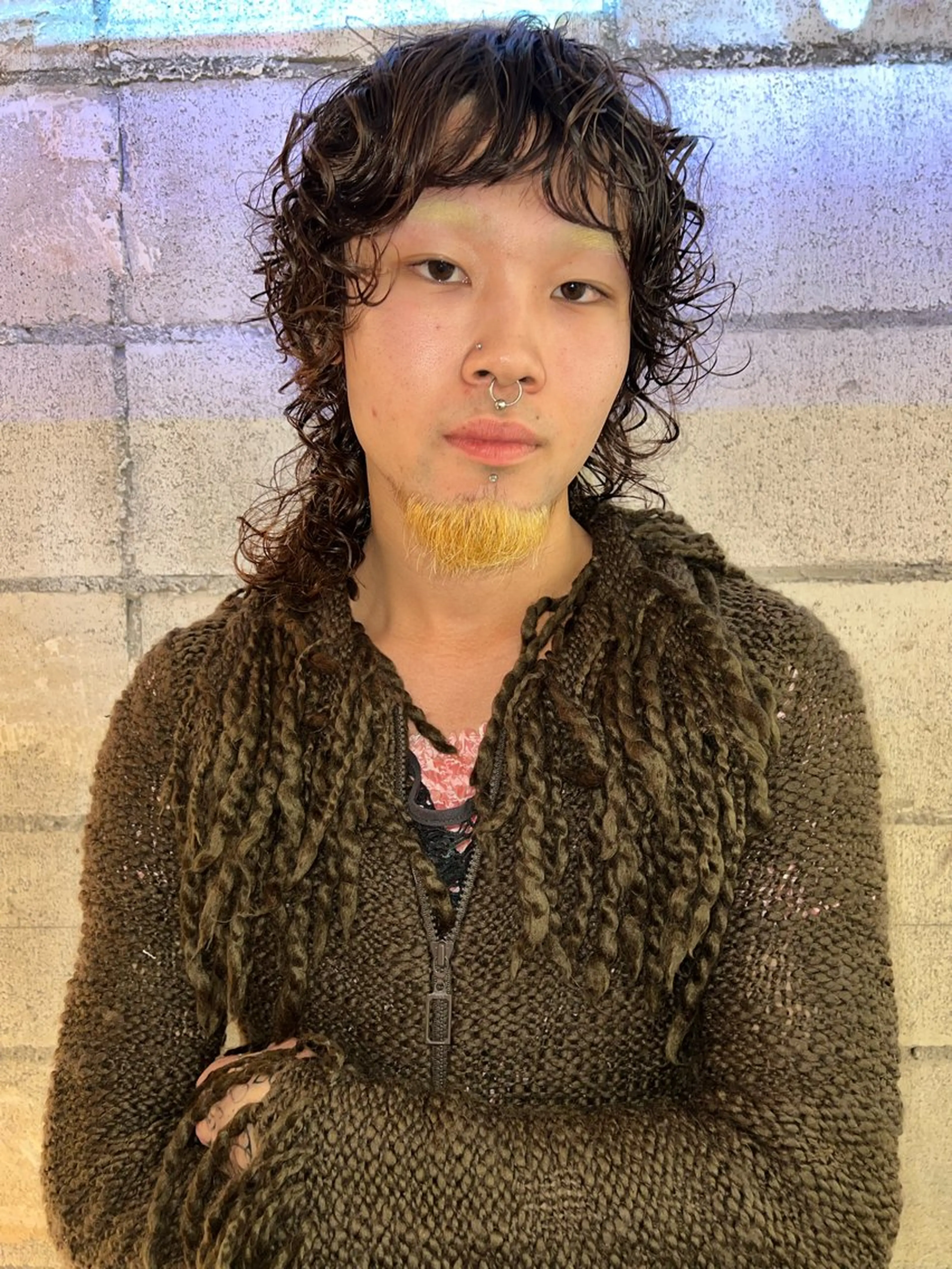 ロング メンズ カット パーマ トリートメント 圧倒的デザイン力 店長🎨RENAのヘアスタイル