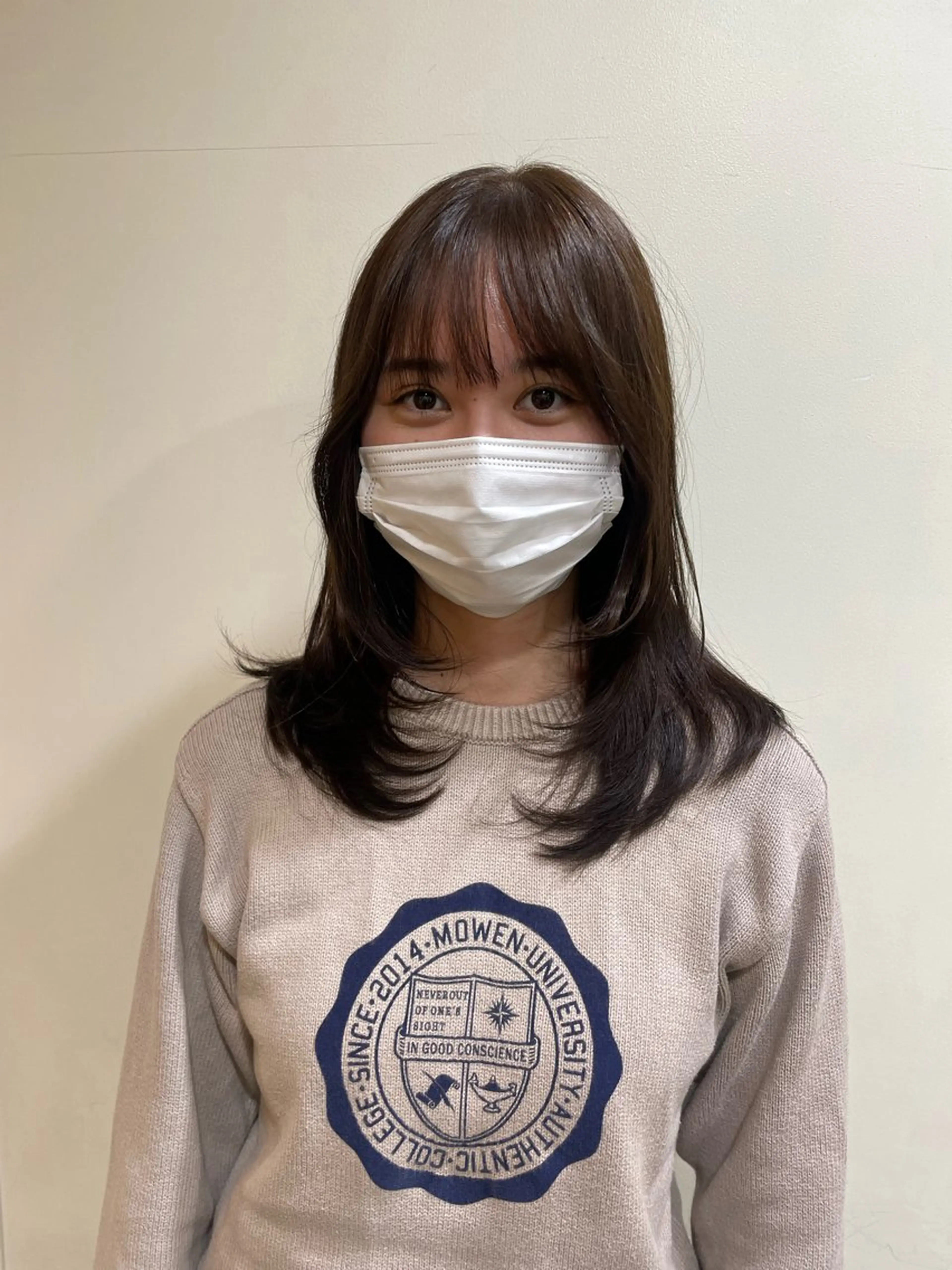 ミディアム カラー 韓国ヘア/wカラー レイヤー/RIN🎀のヘアスタイル