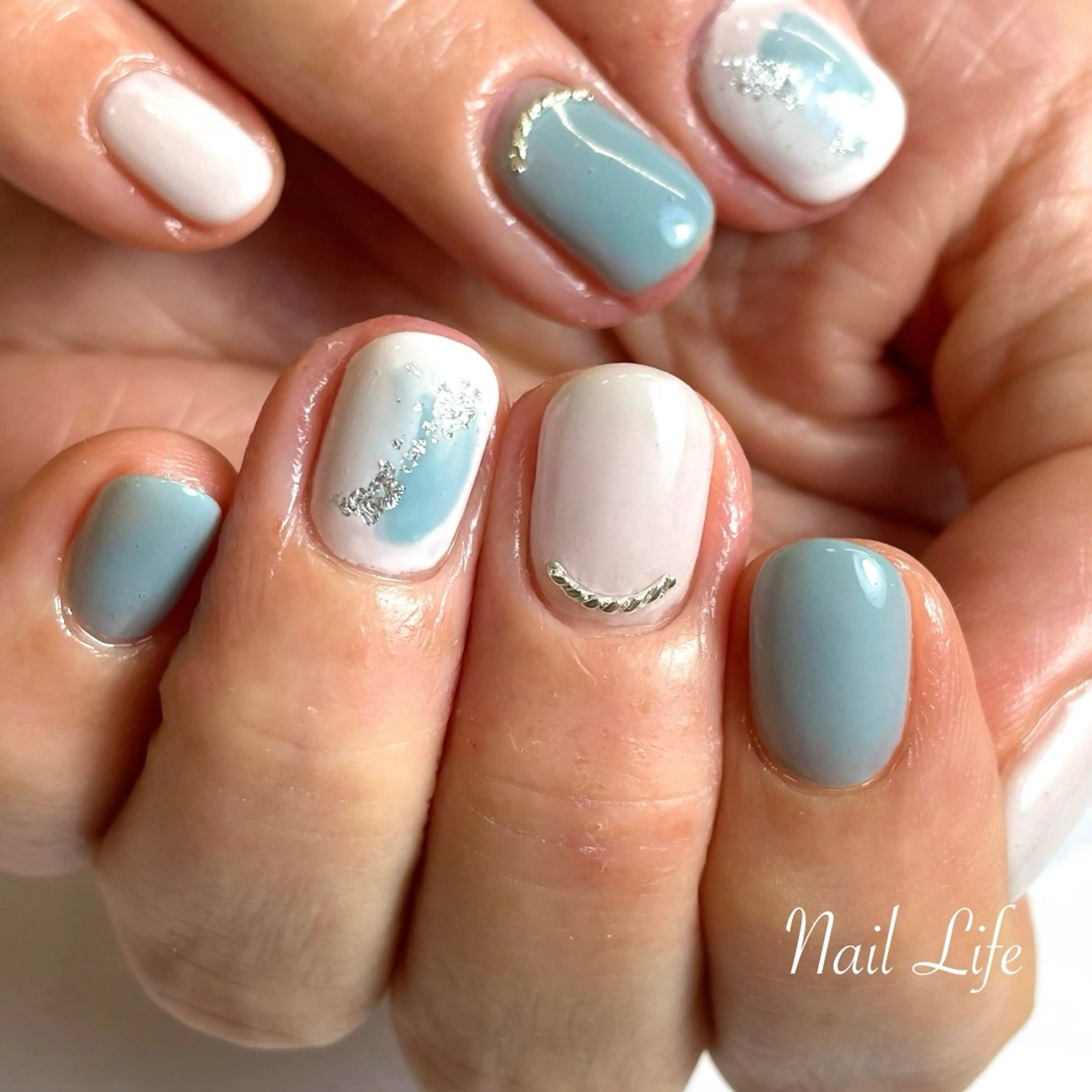 ネイル ニュアンスネイル 大嶋 めぐみのネイルデザイン