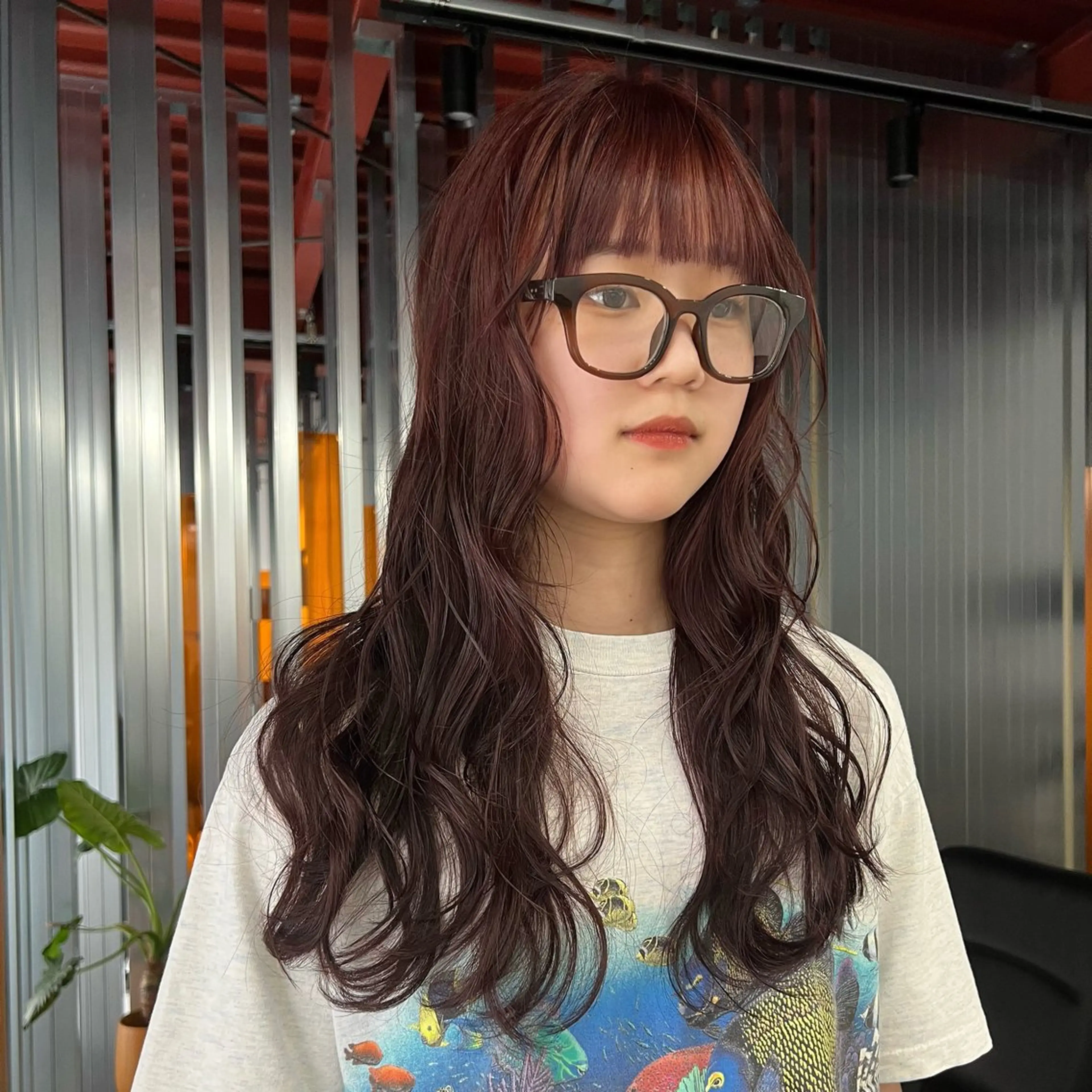ロング カット ［　］shiro hikariのヘアスタイル