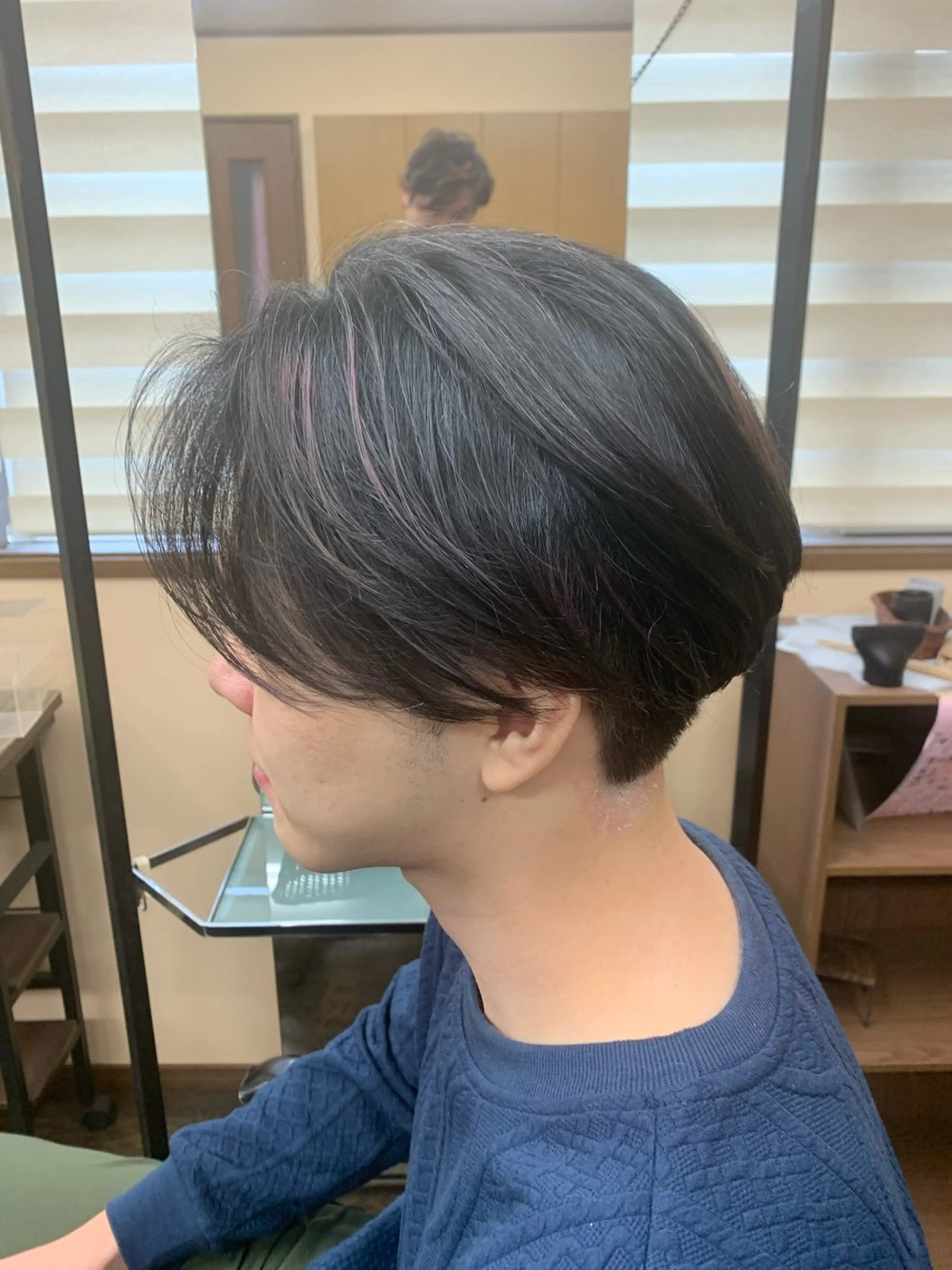 ショート カラー パーマスタジオ グレイス はやとのヘアスタイル