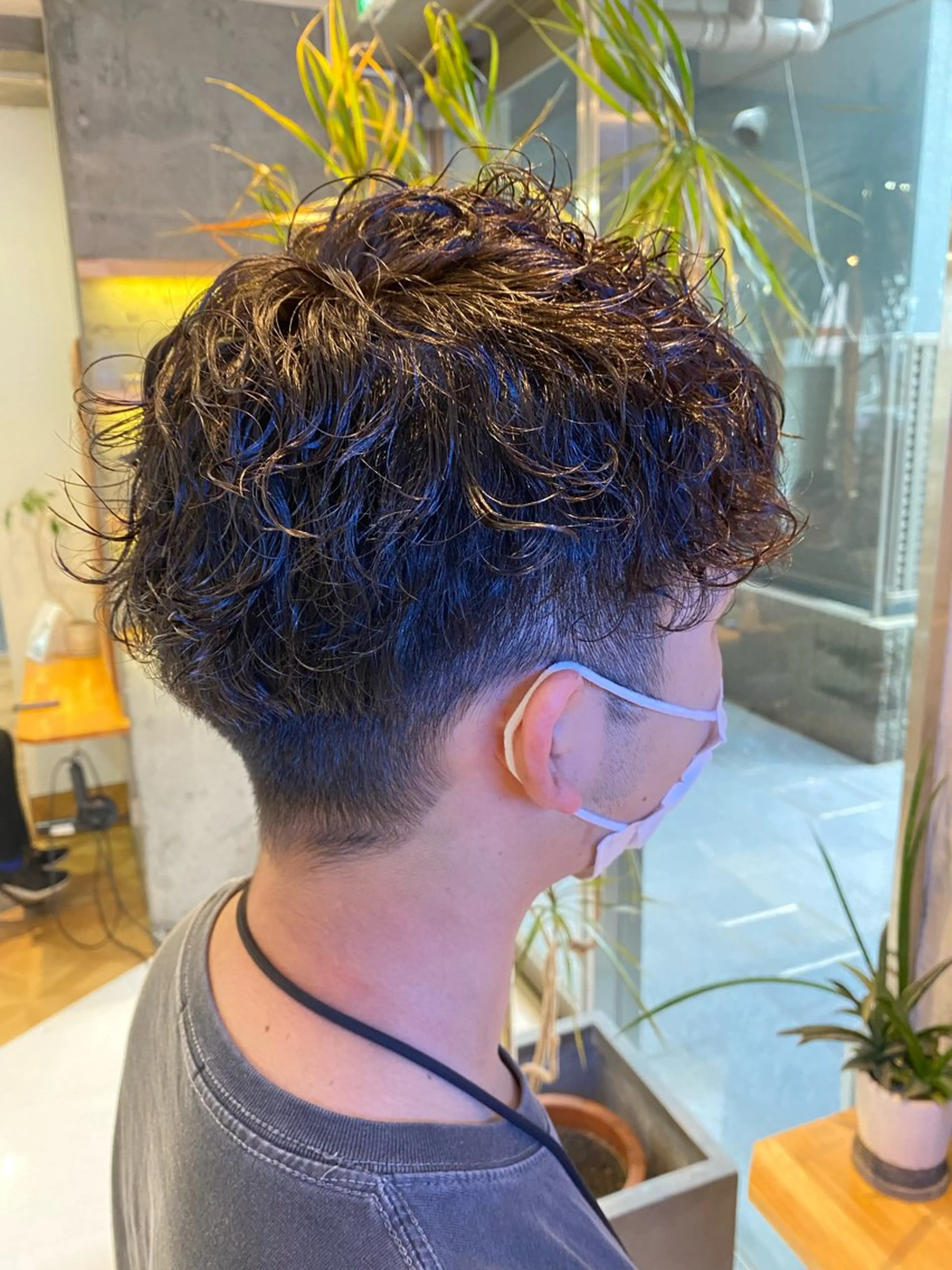 パーマ メンズ シールエクステ 🪽CHIAKIのヘアスタイル