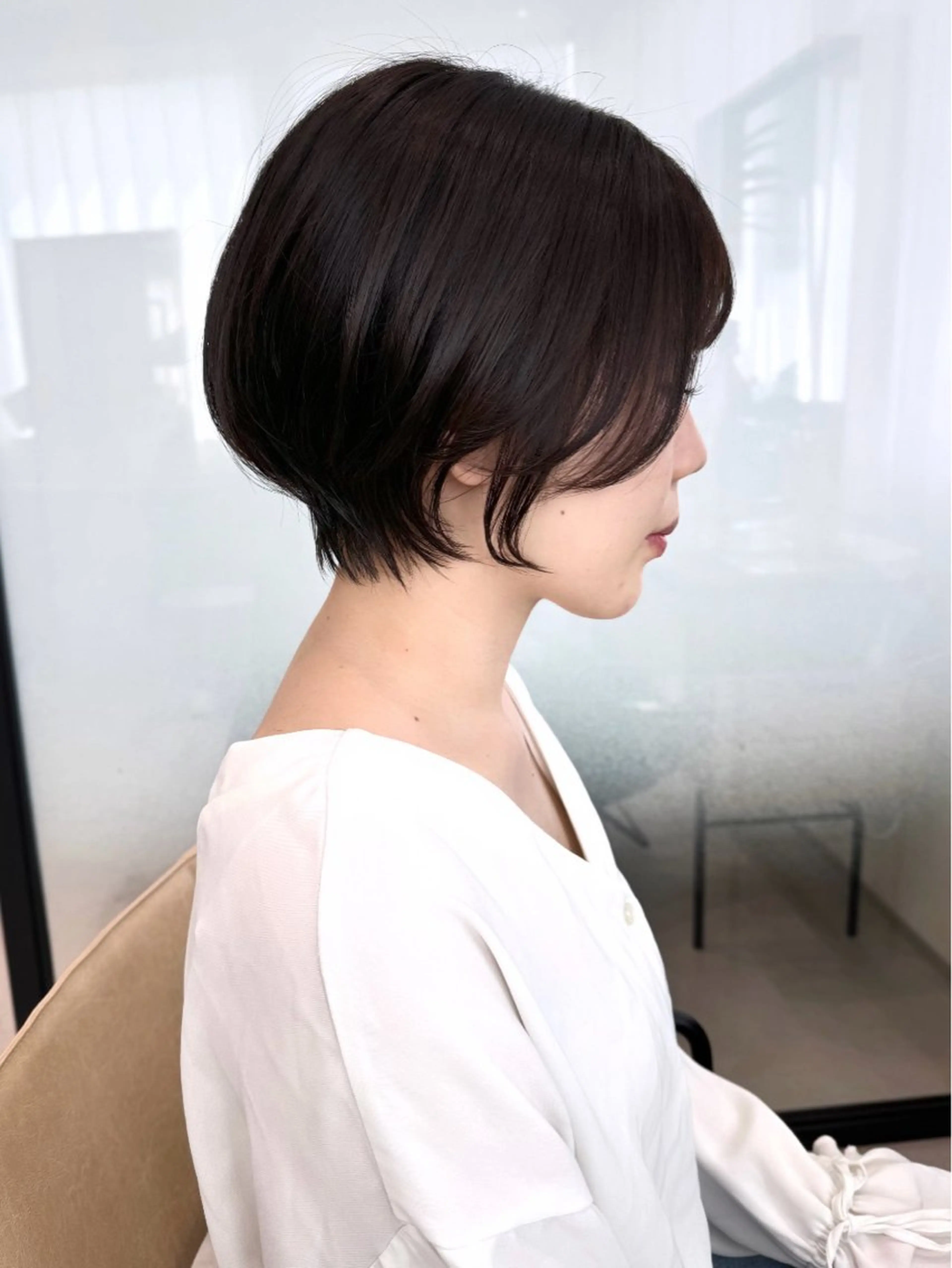 ショート カット ヘアカラー トリートメント Tamagawa Sakiのヘアスタイル