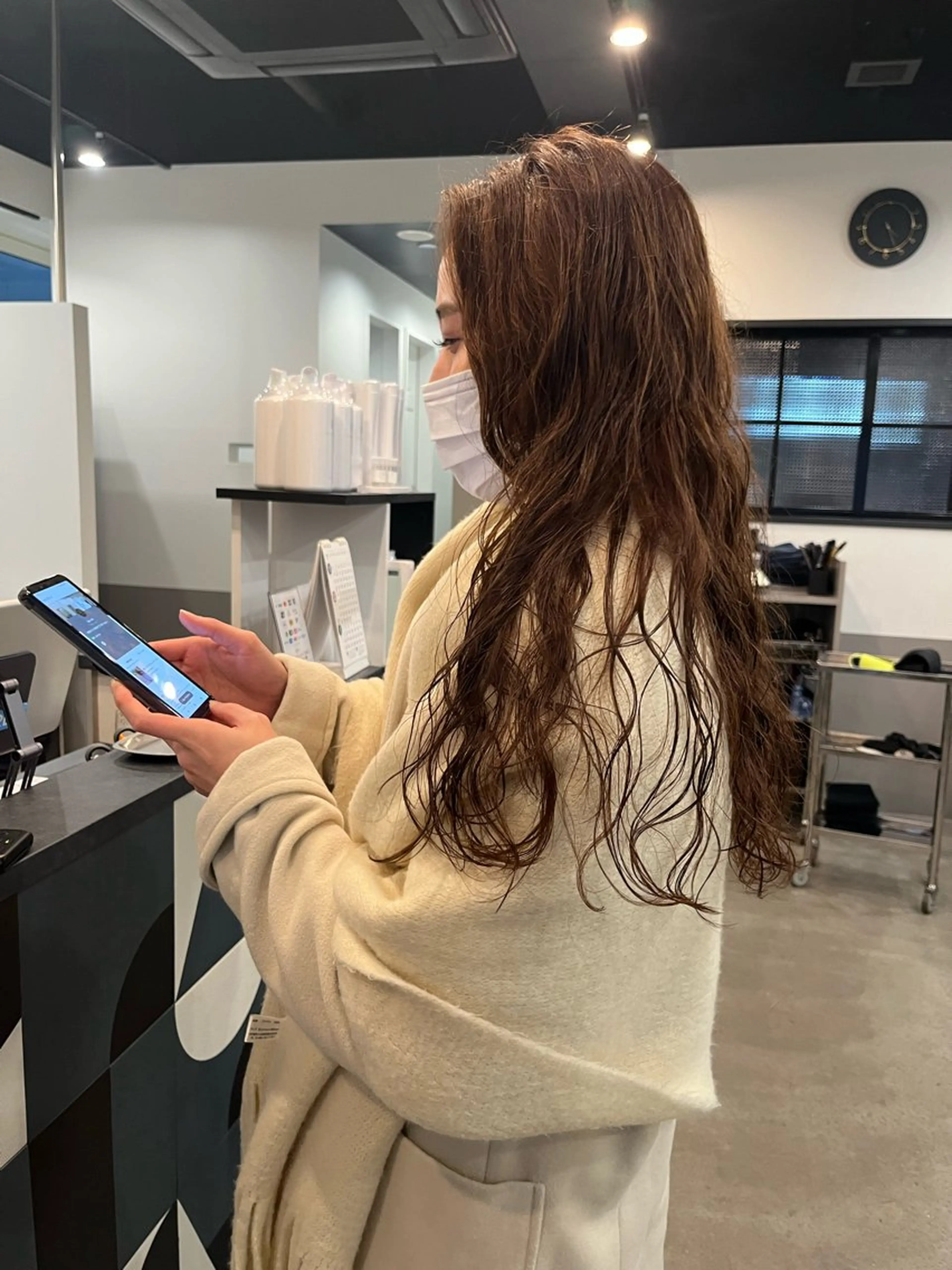 ロング カラー パーマ ロング カット パーマ dogstar小林諒 パーマ/レイヤーのヘアスタイル