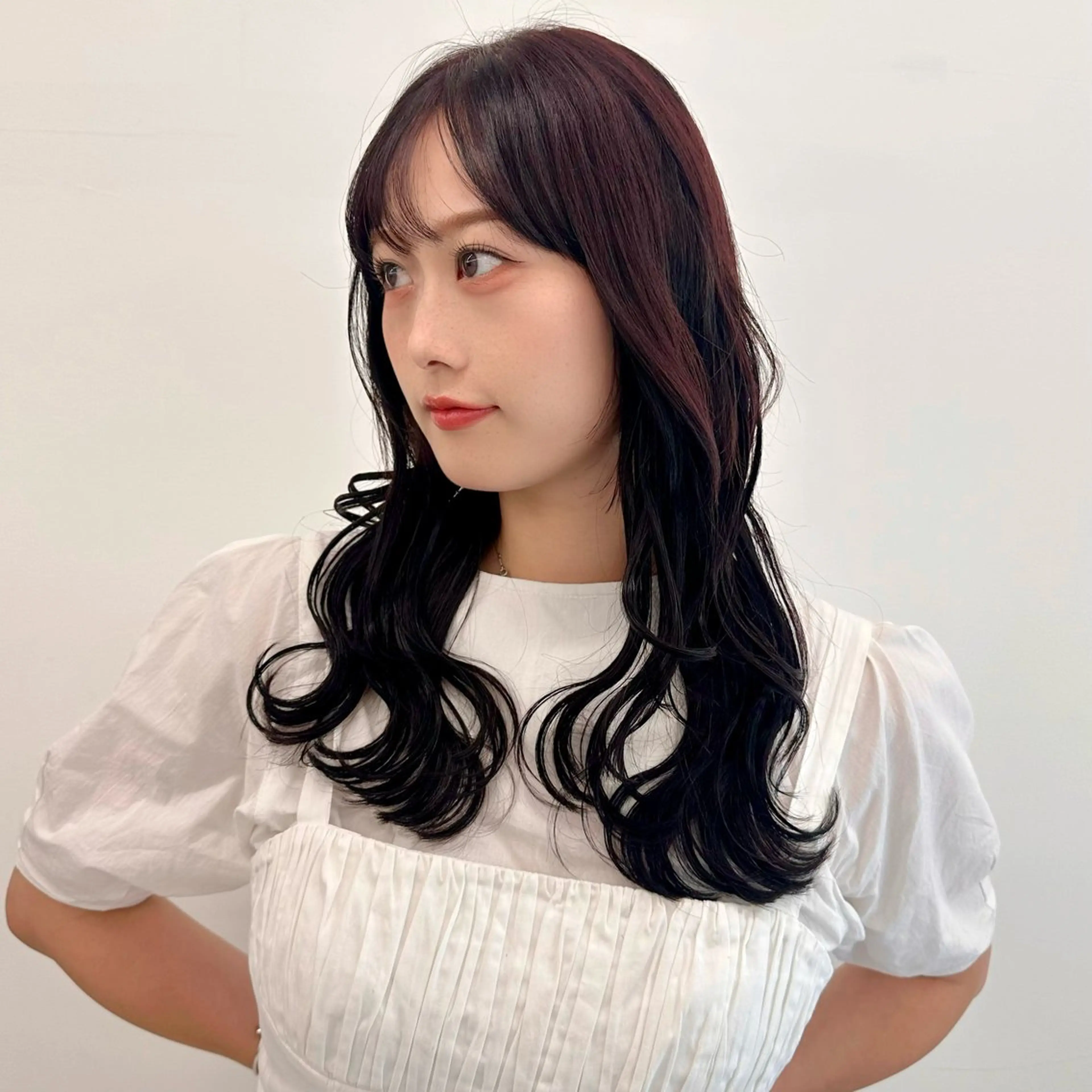 セミロング カラー カット ヘアカラー トリートメント ブリーチなし/レイヤ ー特化🌈Tommyのヘアスタイル