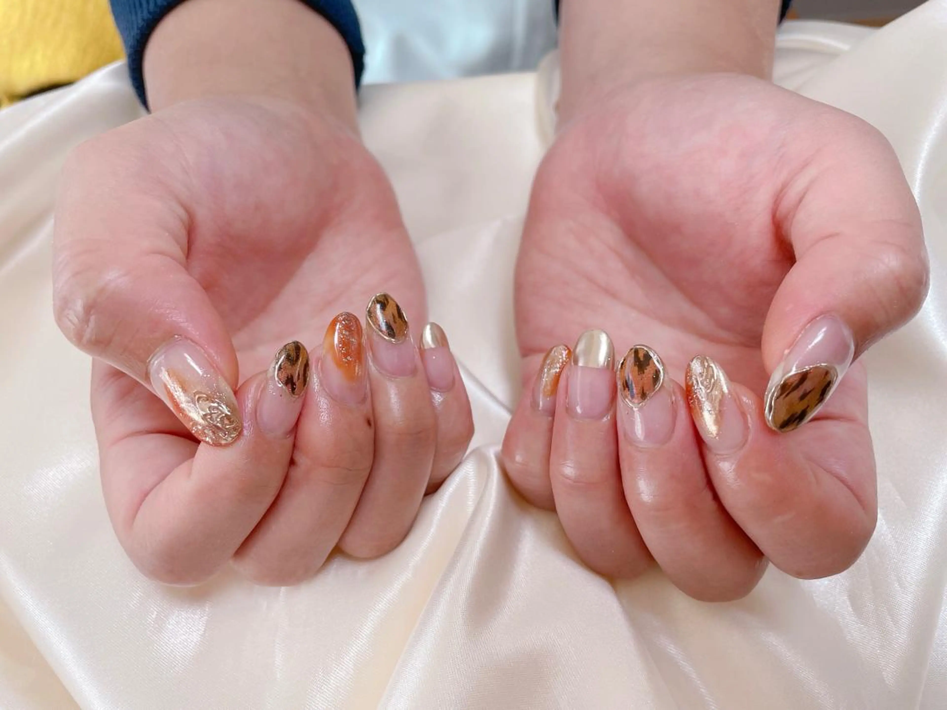 ネイル アニマル柄 kikinail 溝の口のネイルデザイン